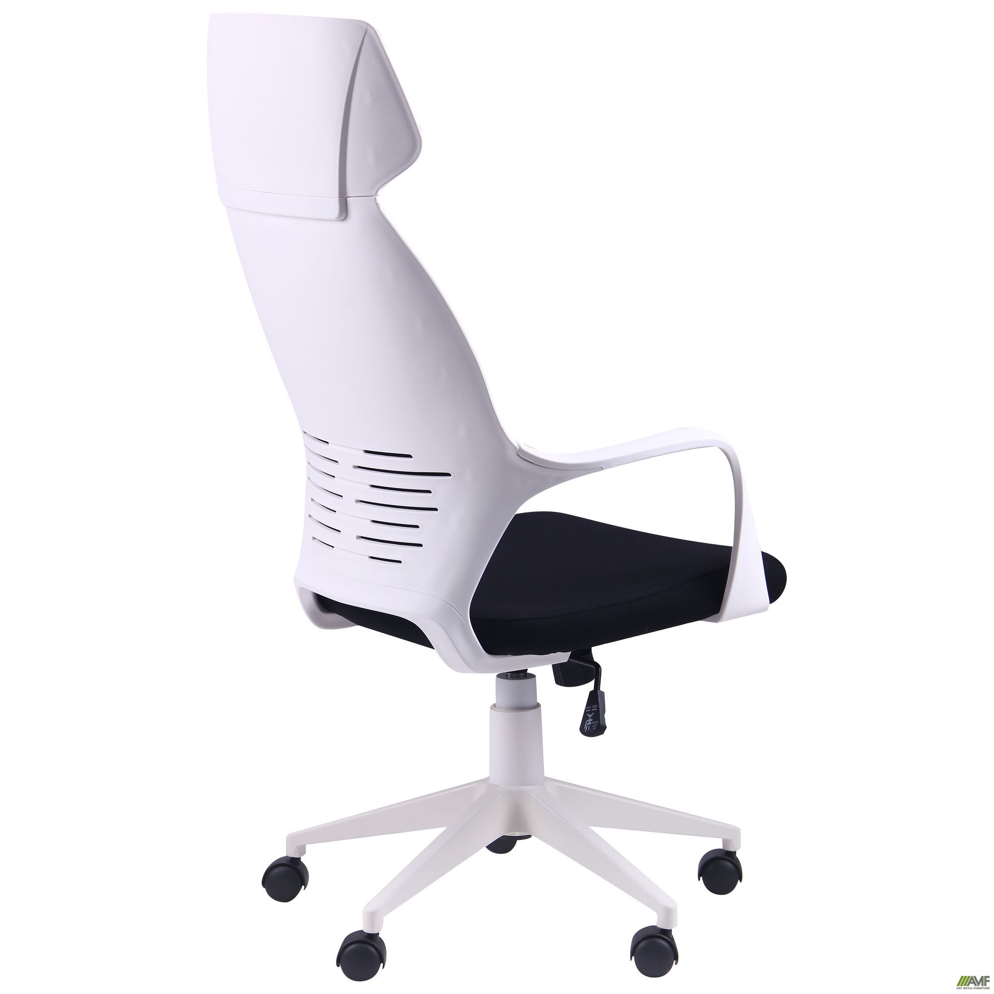 Фото 4 - Кресло Concept белый, тк.черный 