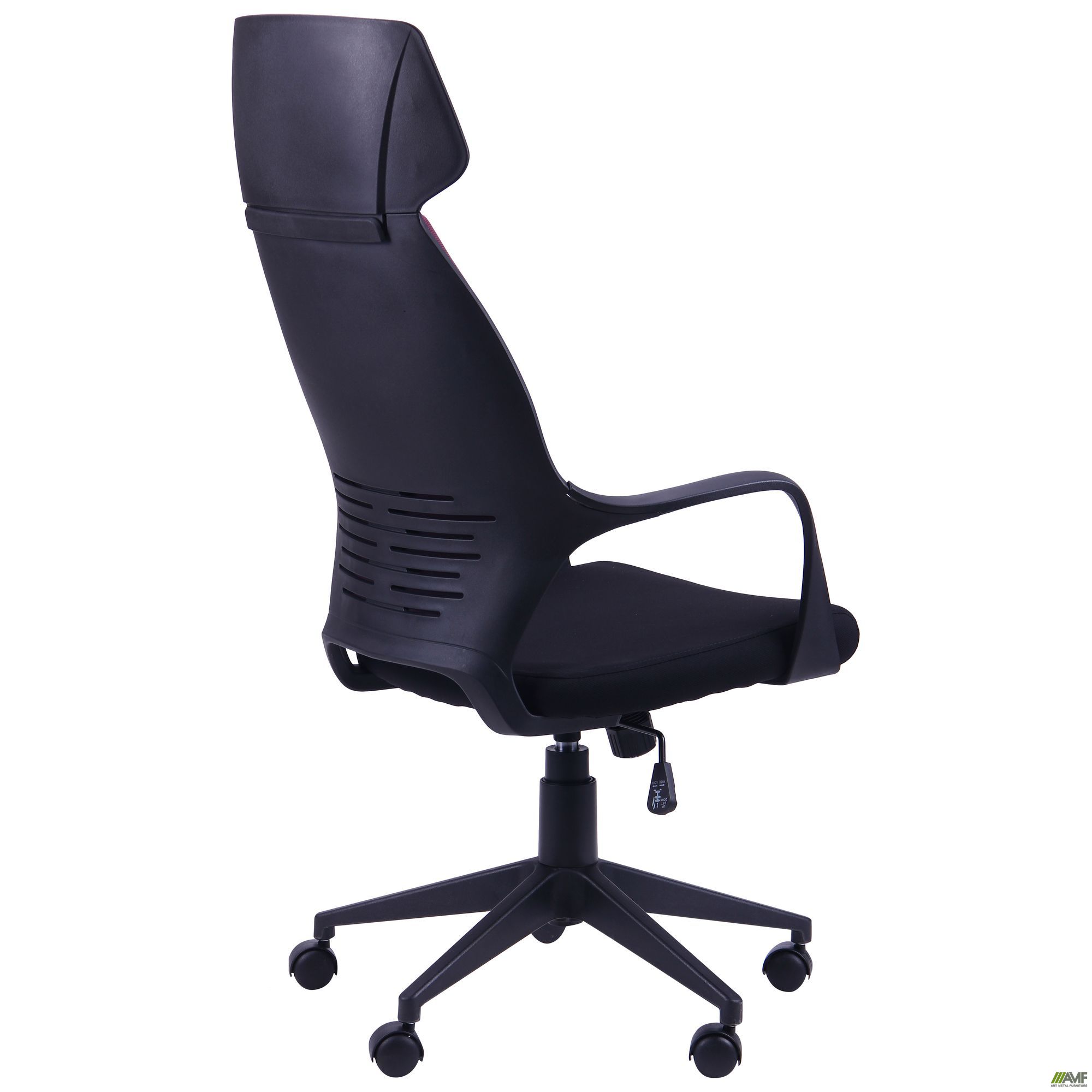 Фото 4 - Кресло Concept черный, тк.пурпурный 