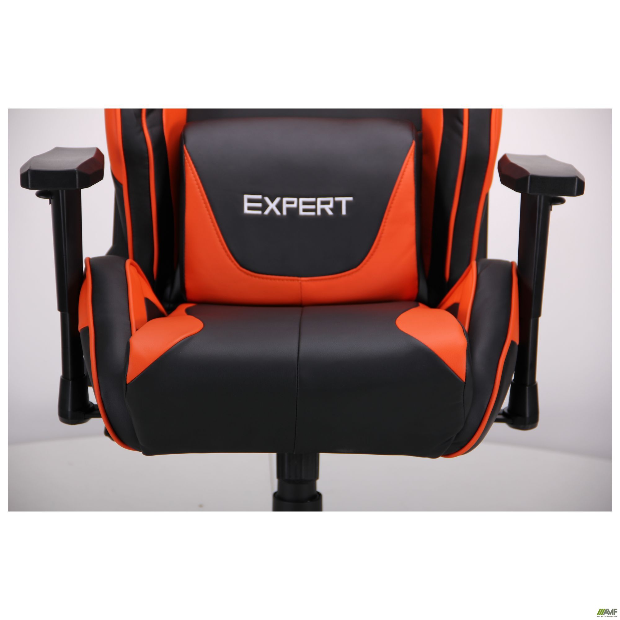 Фото 9 - Кресло VR Racer Expert Genius черный/оранжевый 