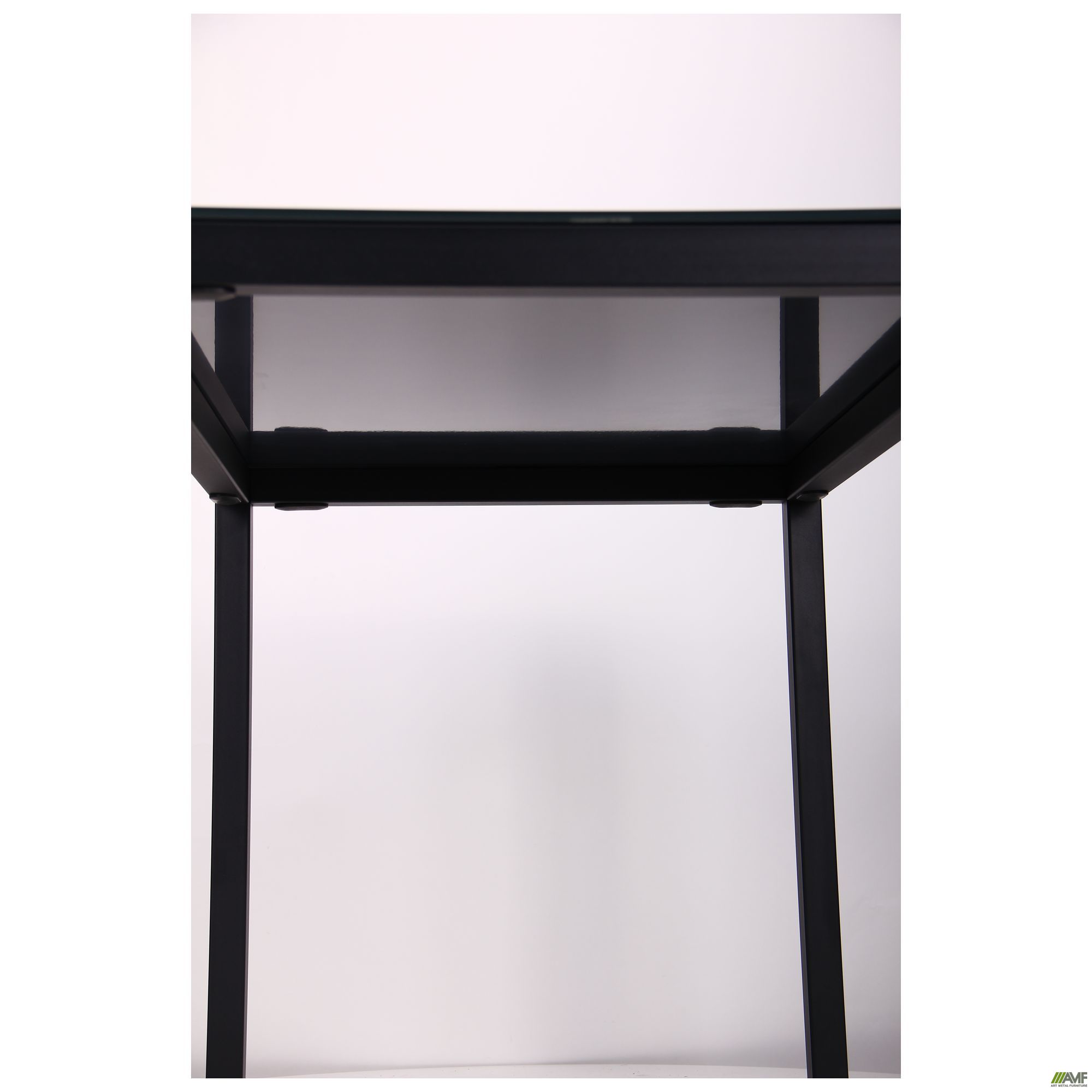 Фото 10 - Стол обеденный Родос черный/стекло антрацит 