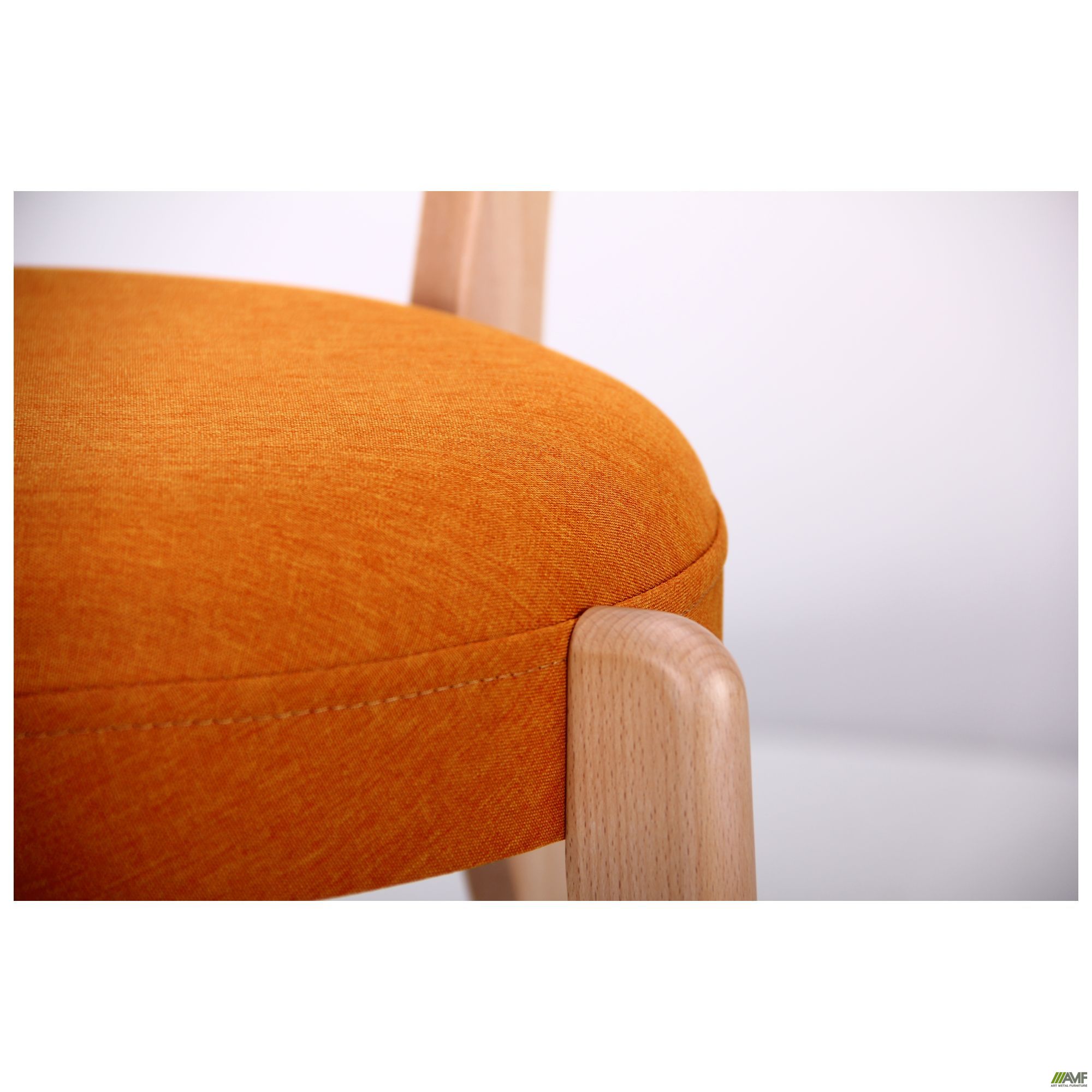 Фото 12 - Стілець обідній Пекоріно бук вибілений/оранж NATURAL WHITE/# 100900 ORANGE 