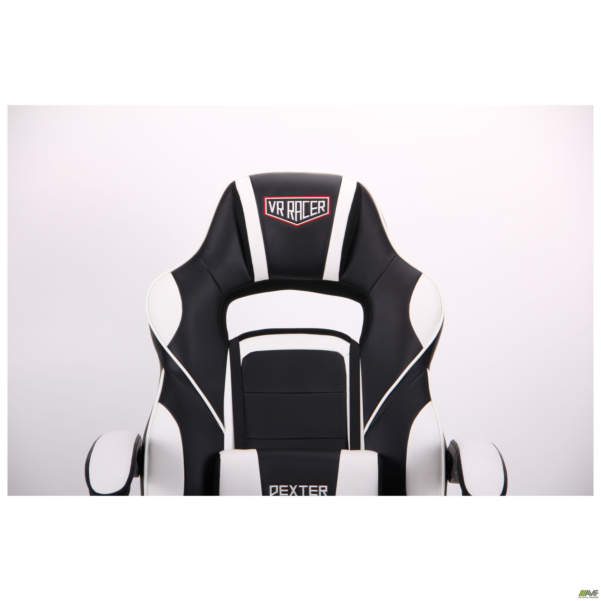 Фото 8 - Кресло VR Racer Dexter Vector черный/белый 
