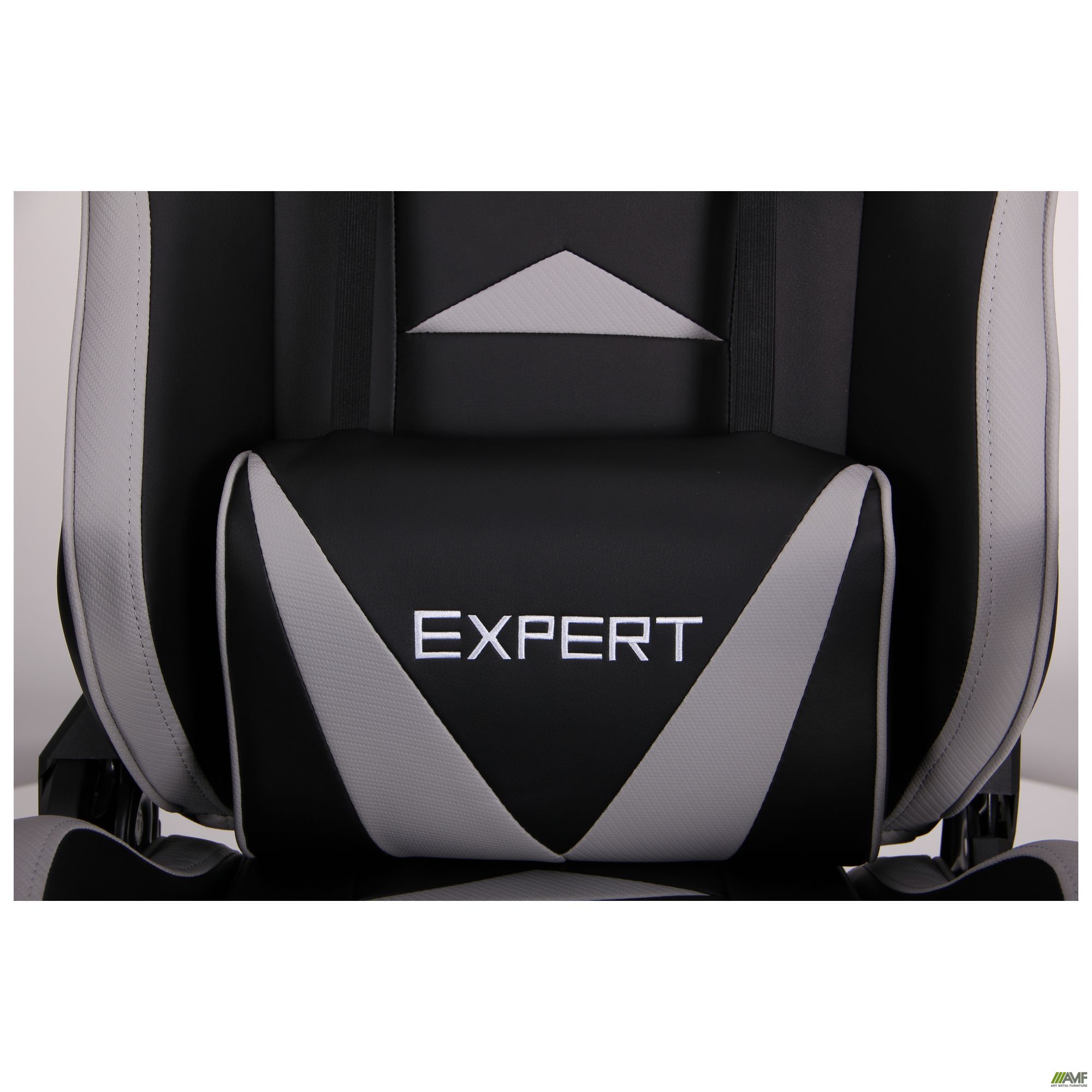 Фото 13 - Крісло VR Racer Expert Wizard чорний/сірий 