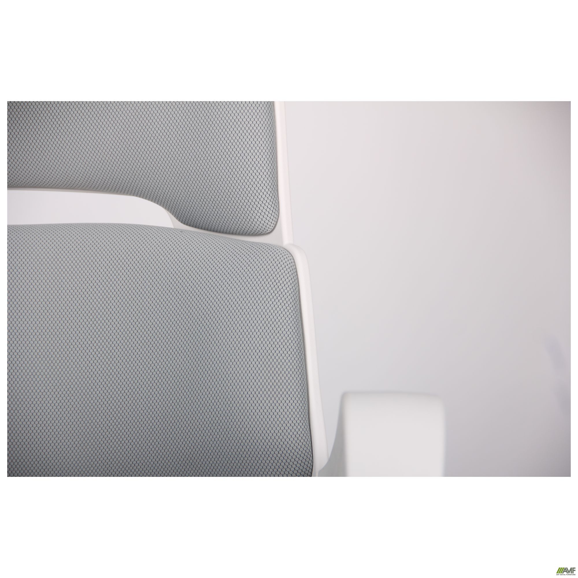 Фото 11 - Кресло Spiral White светло-серый 