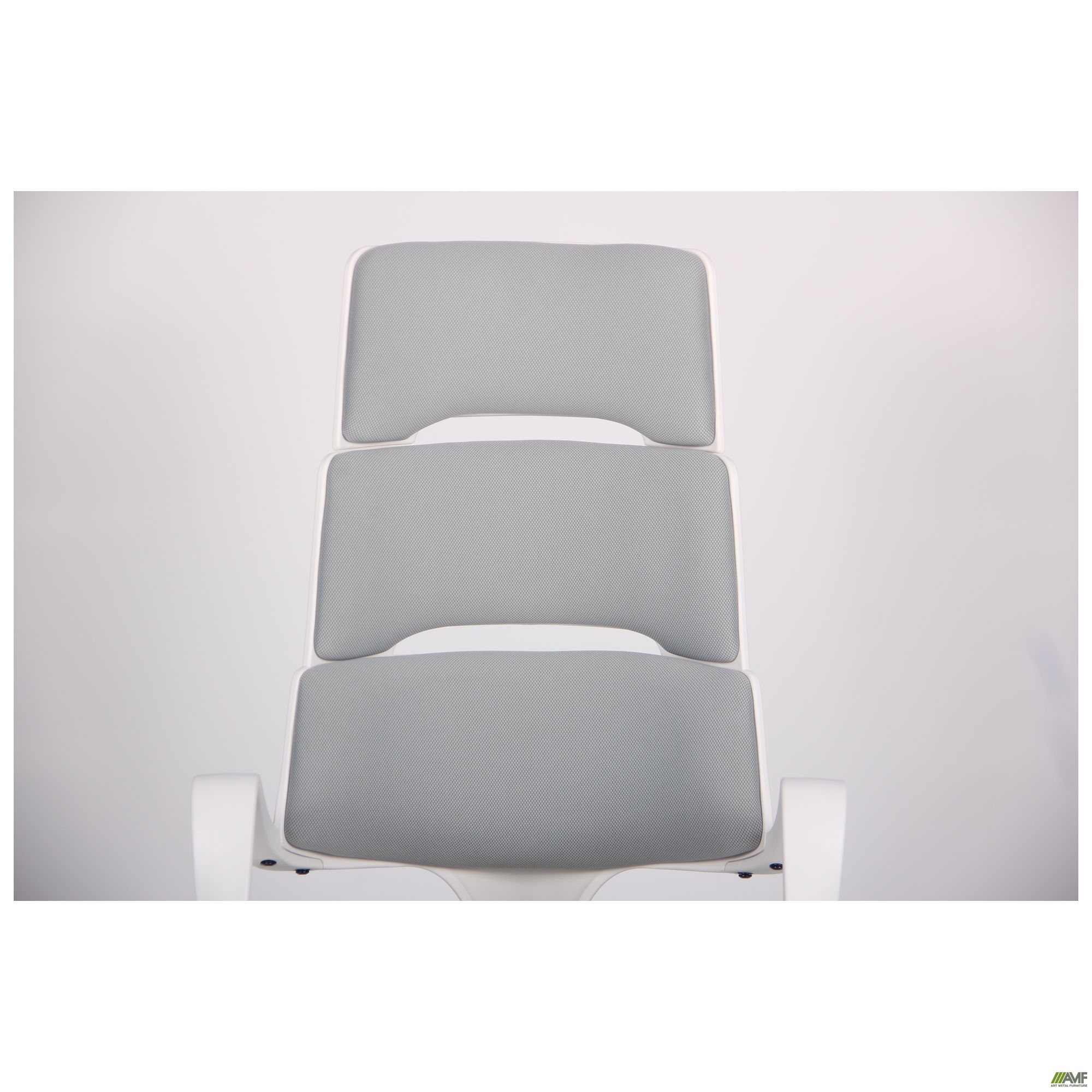 Фото 6 - Кресло Spiral White светло-серый 