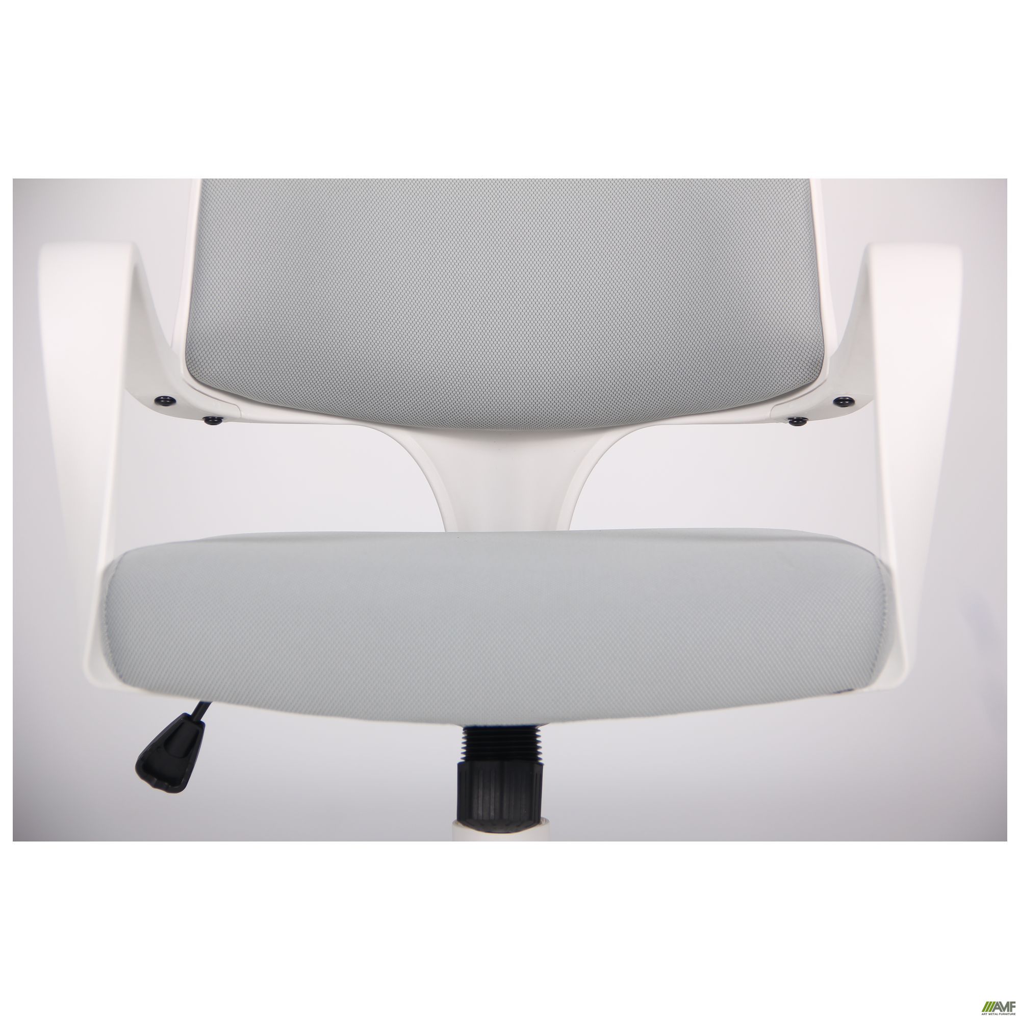 Фото 8 - Кресло Spiral White светло-серый 