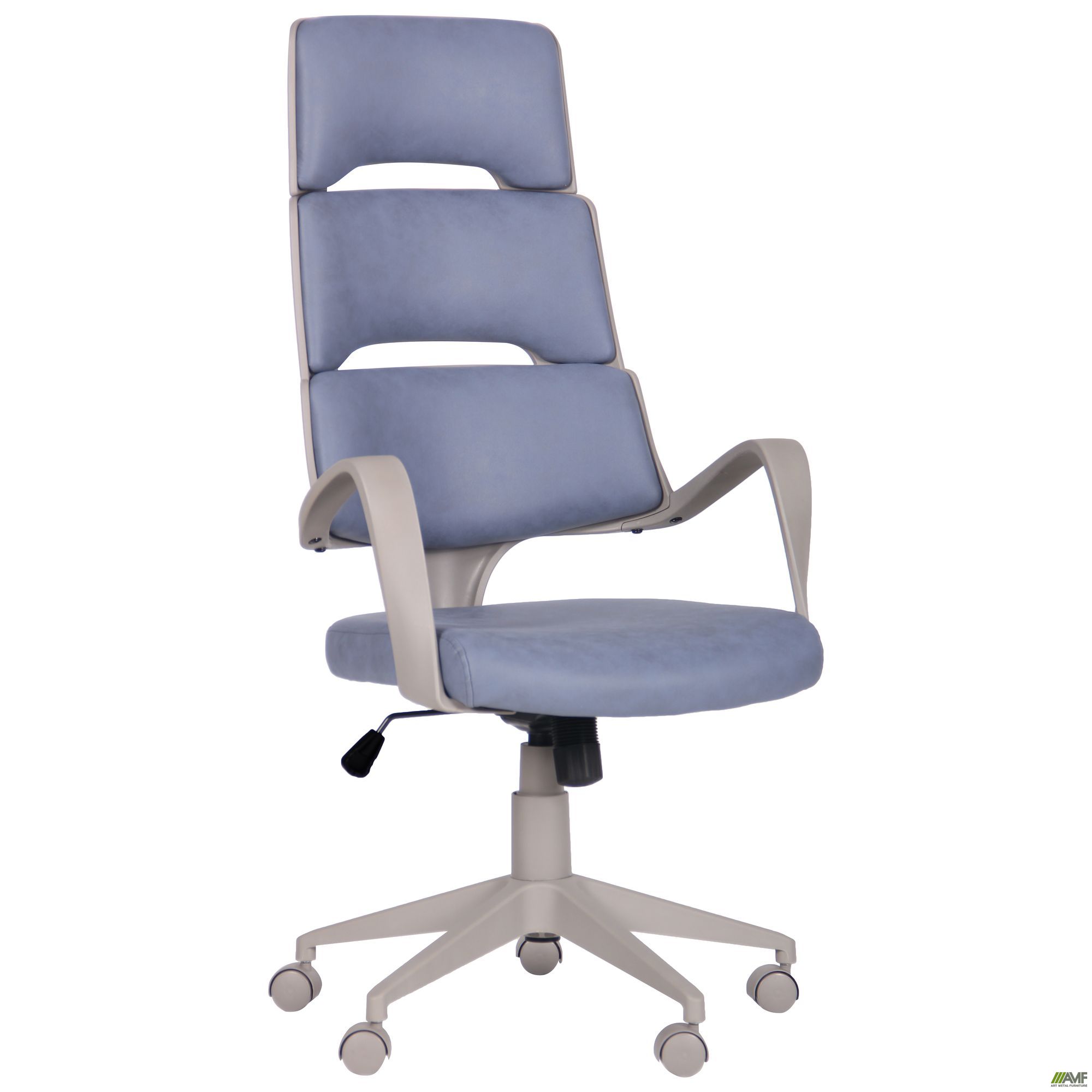 Фото 2 - Кресло Spiral Grey сине-серый 