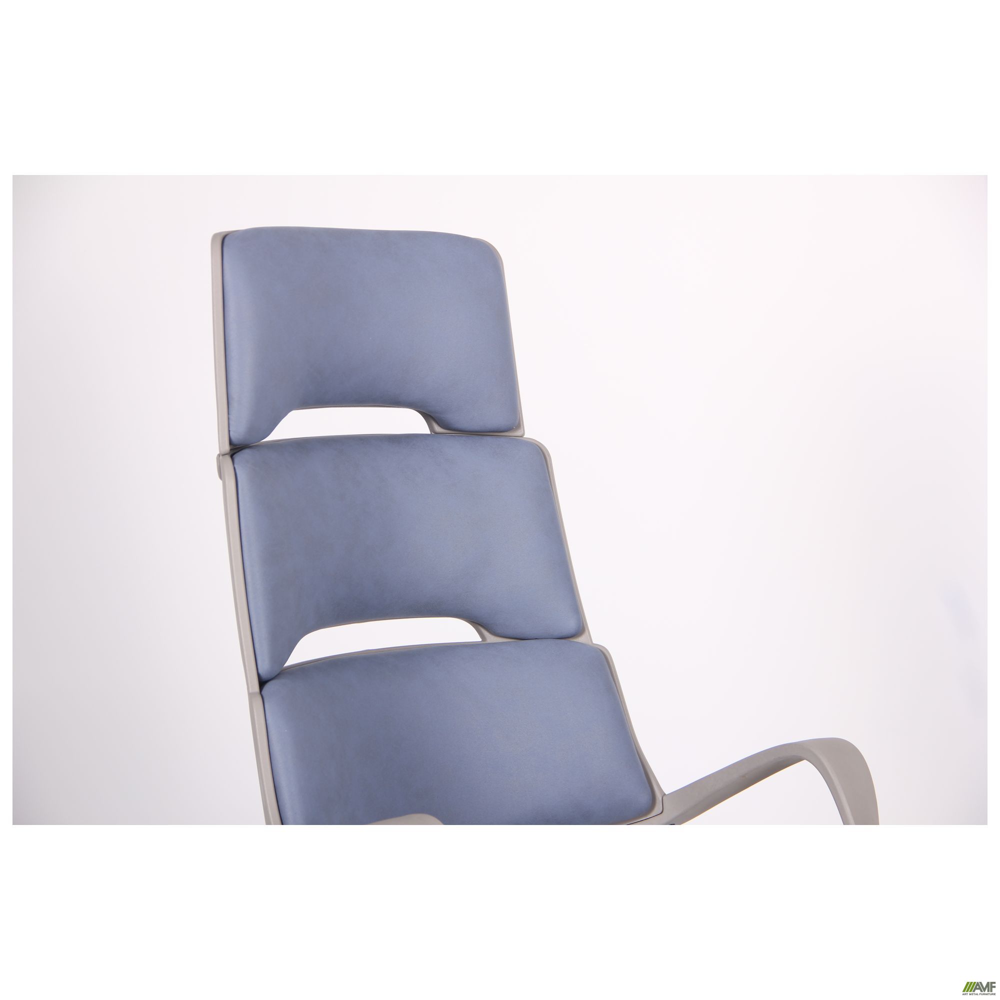 Фото 6 - Кресло Spiral Grey сине-серый 