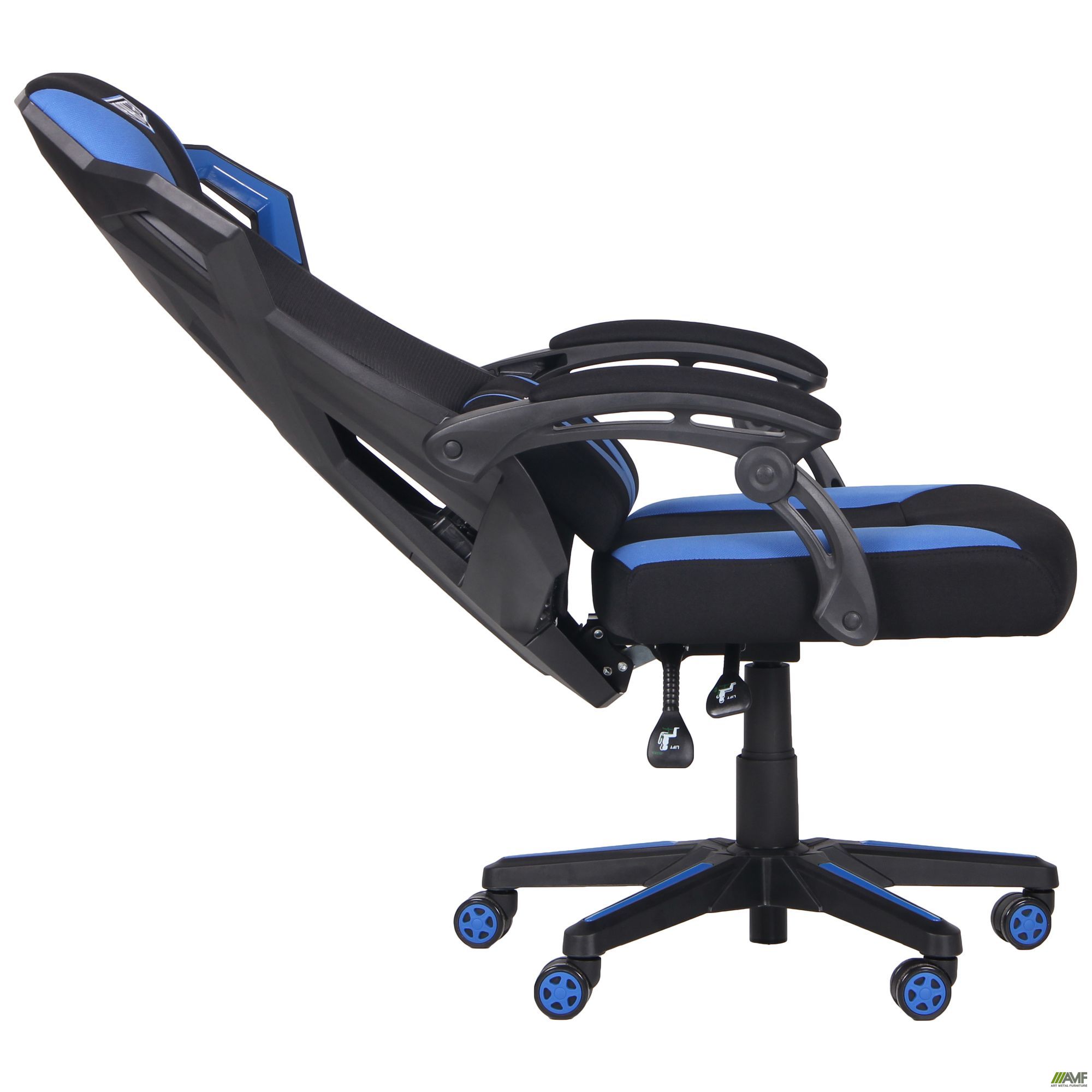 Фото 7 - Кресло VR Racer Radical Garrus черный/синий 