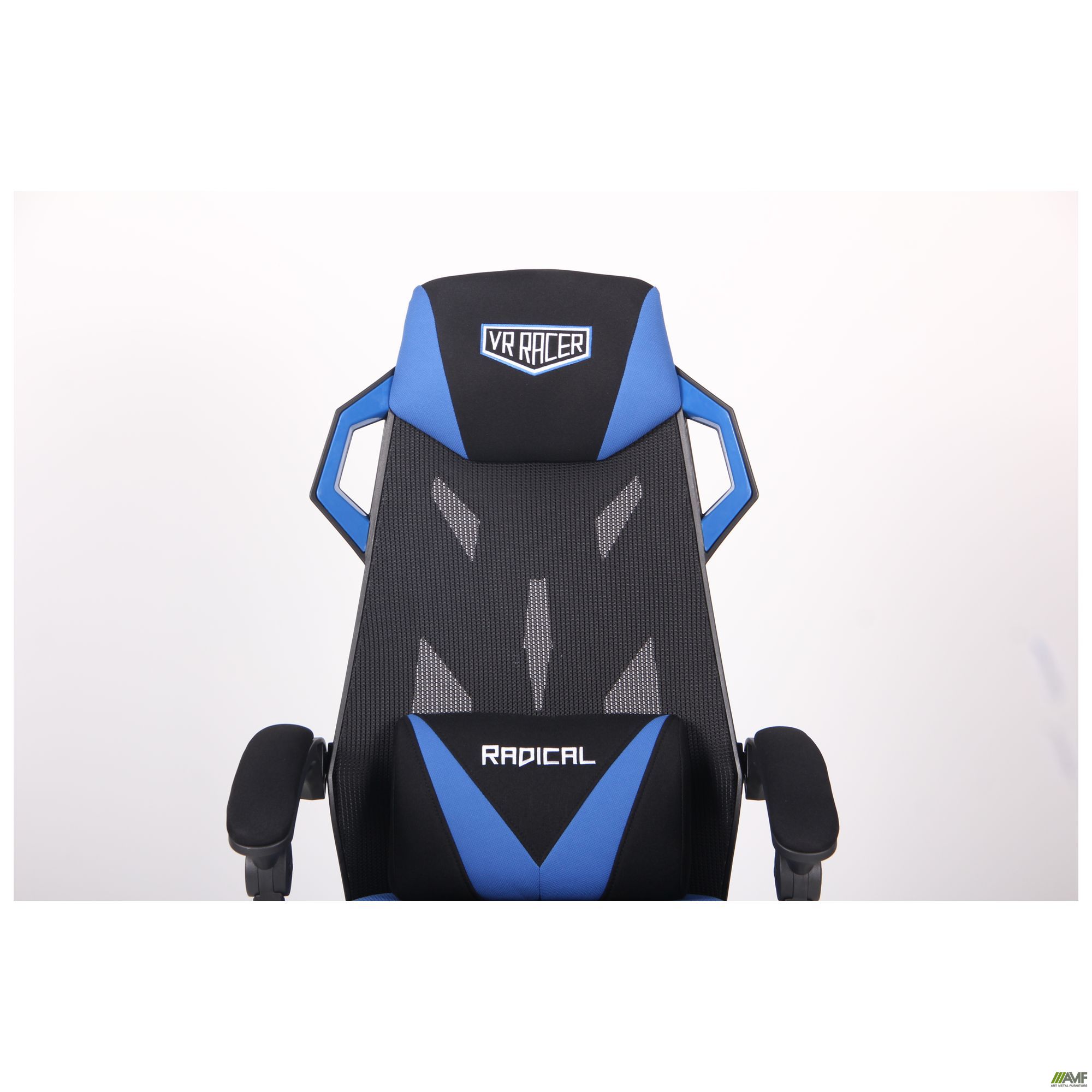 Фото 8 - Кресло VR Racer Radical Garrus черный/синий 
