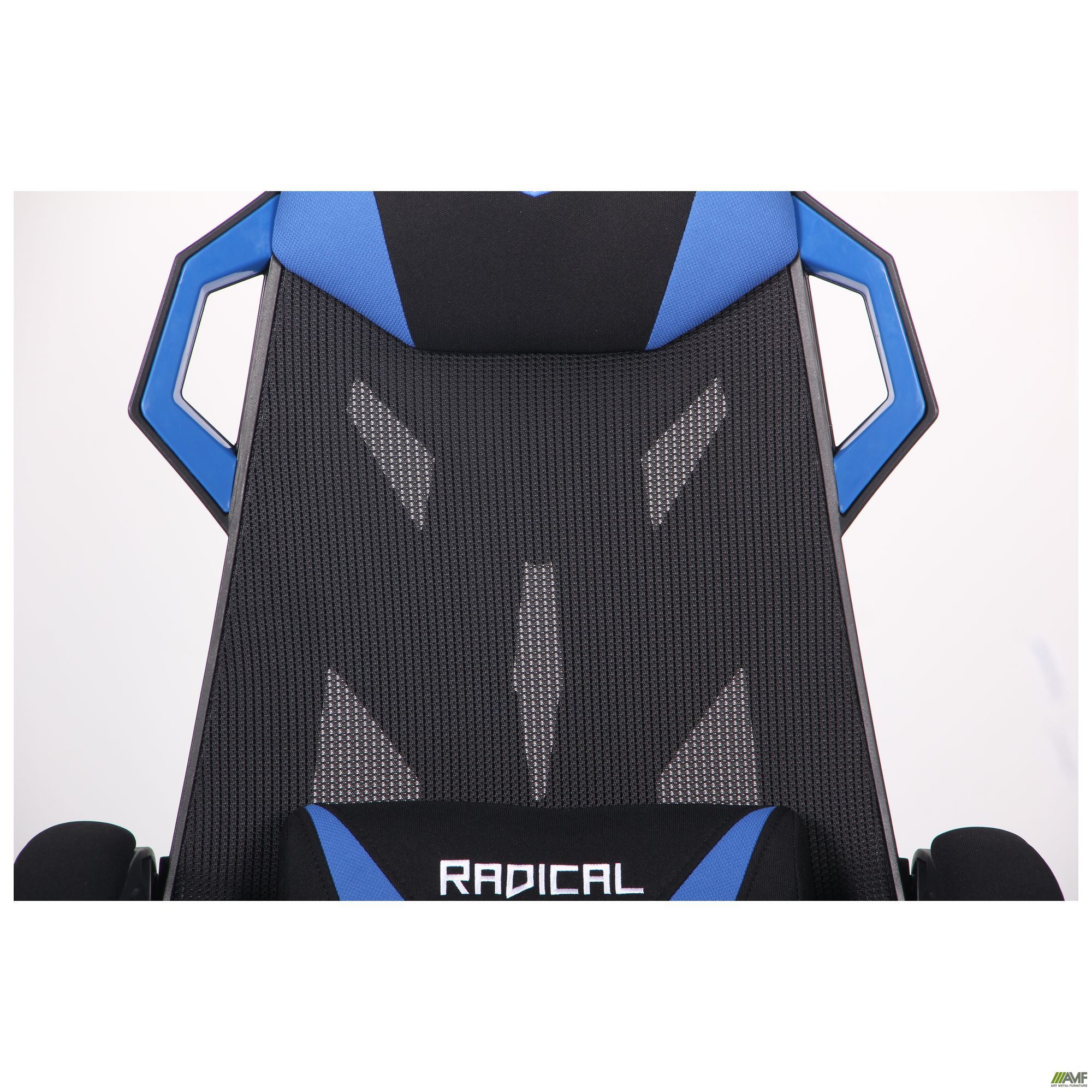 Фото 9 - Кресло VR Racer Radical Garrus черный/синий 