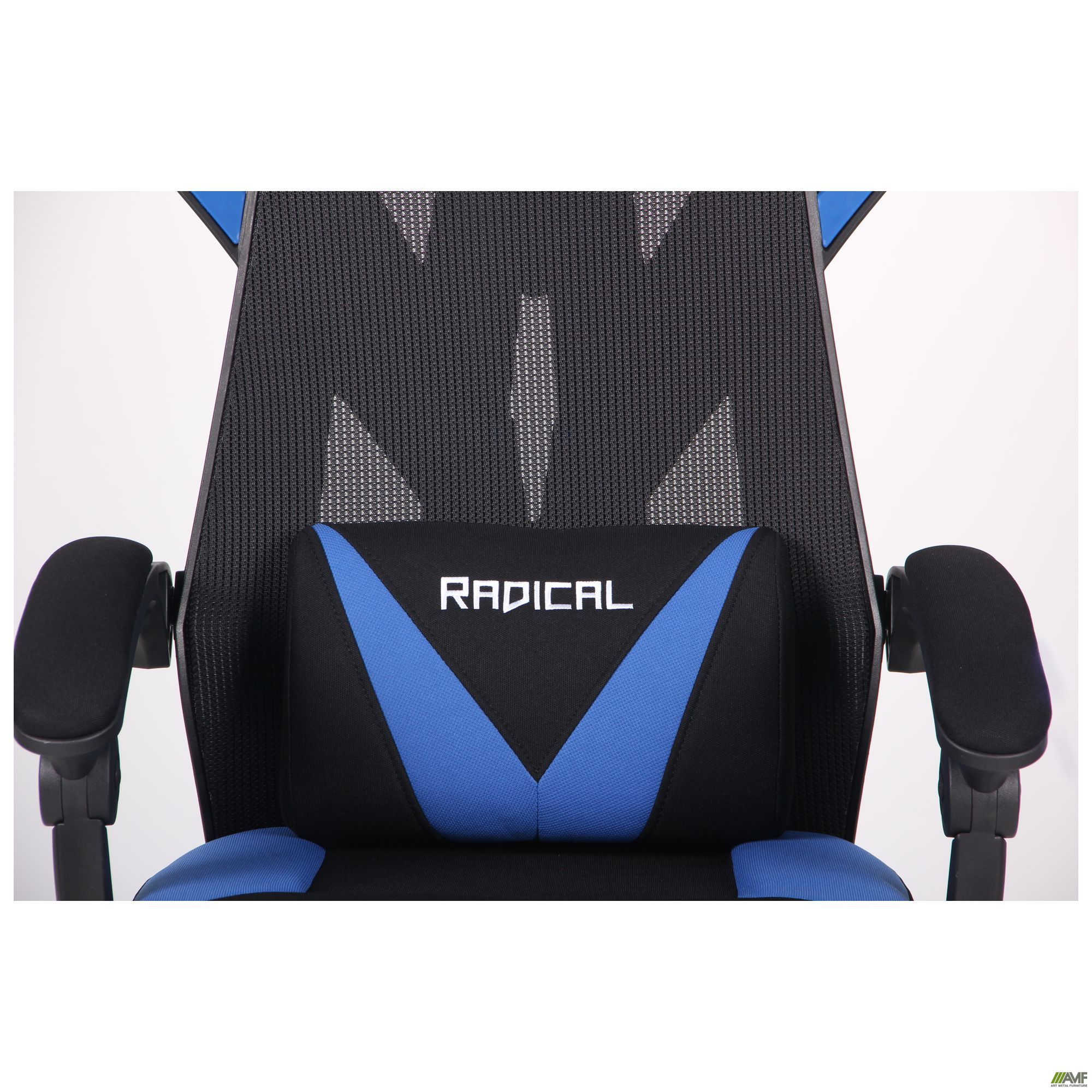 Фото 10 - Кресло VR Racer Radical Garrus черный/синий 