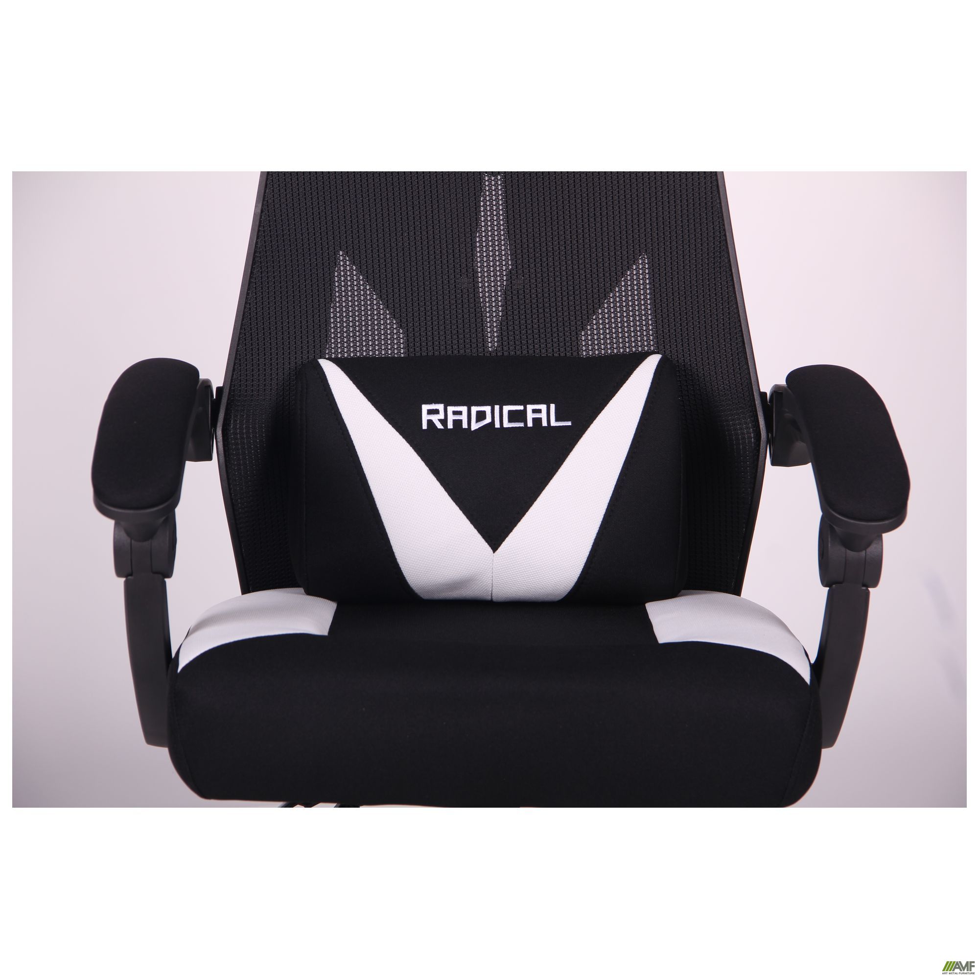 Фото 10 - Крісло VR Racer Radical Brooks чорний/білий 