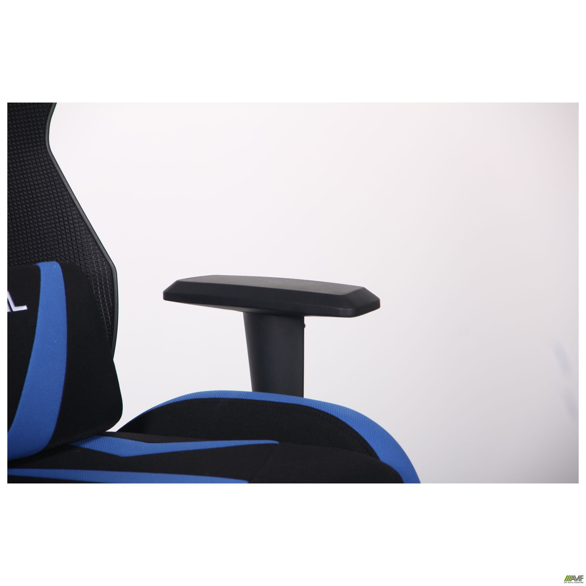 Фото 11 - Крісло VR Racer Radical Krios чорний/синій 