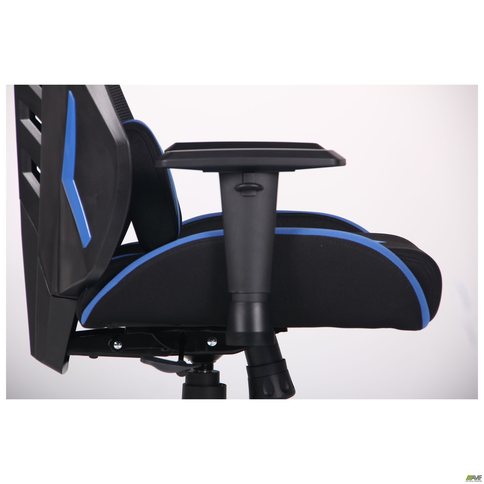 Фото 12 - Кресло VR Racer Radical Krios черный/синий 