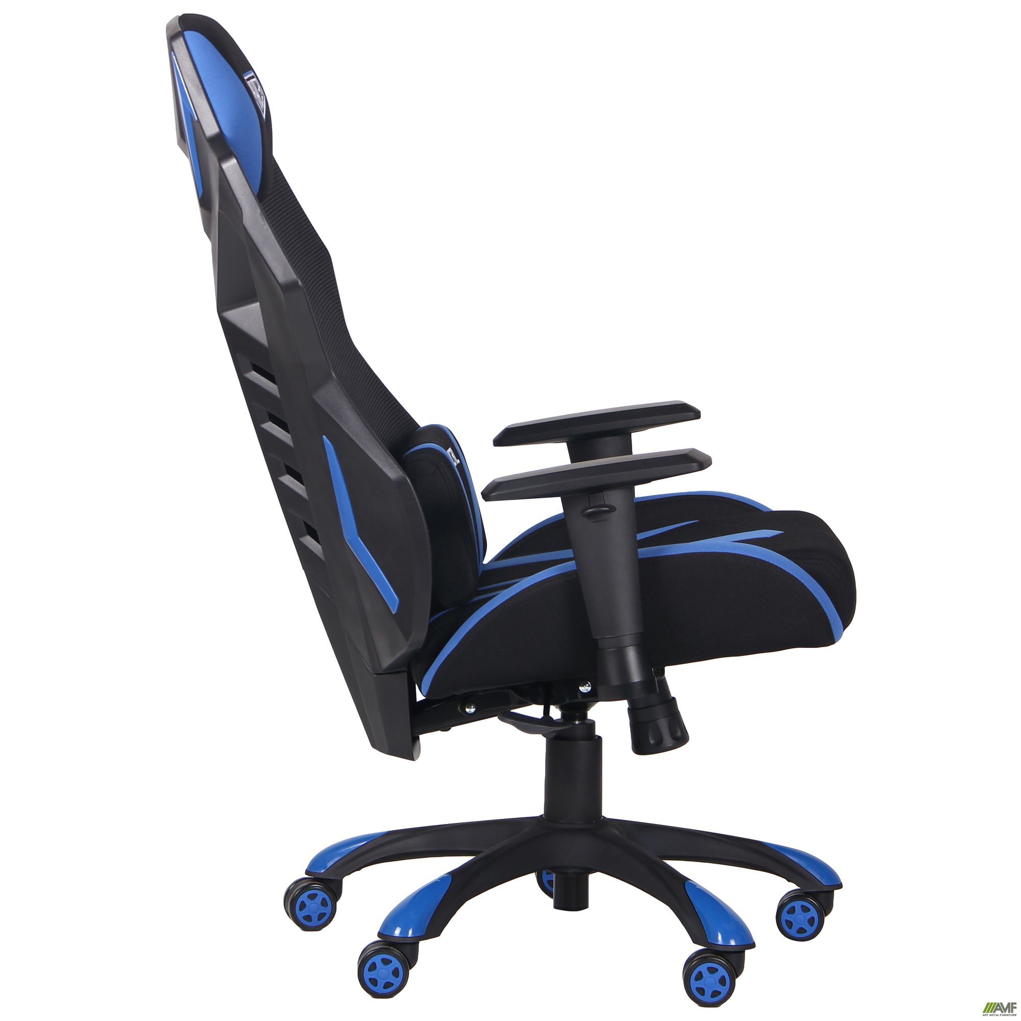 Фото 6 - Кресло VR Racer Radical Krios черный/синий 