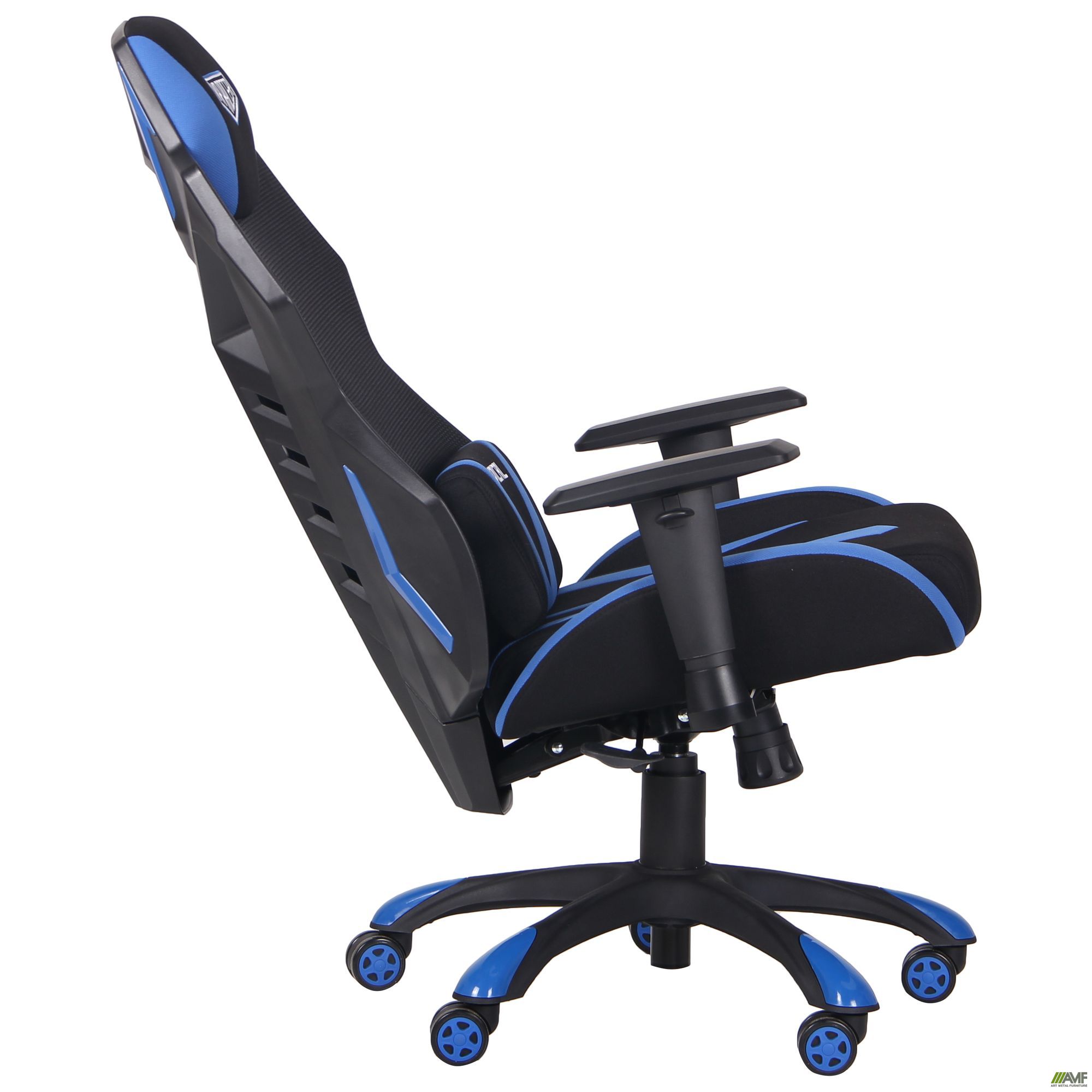 Фото 7 - Кресло VR Racer Radical Krios черный/синий 