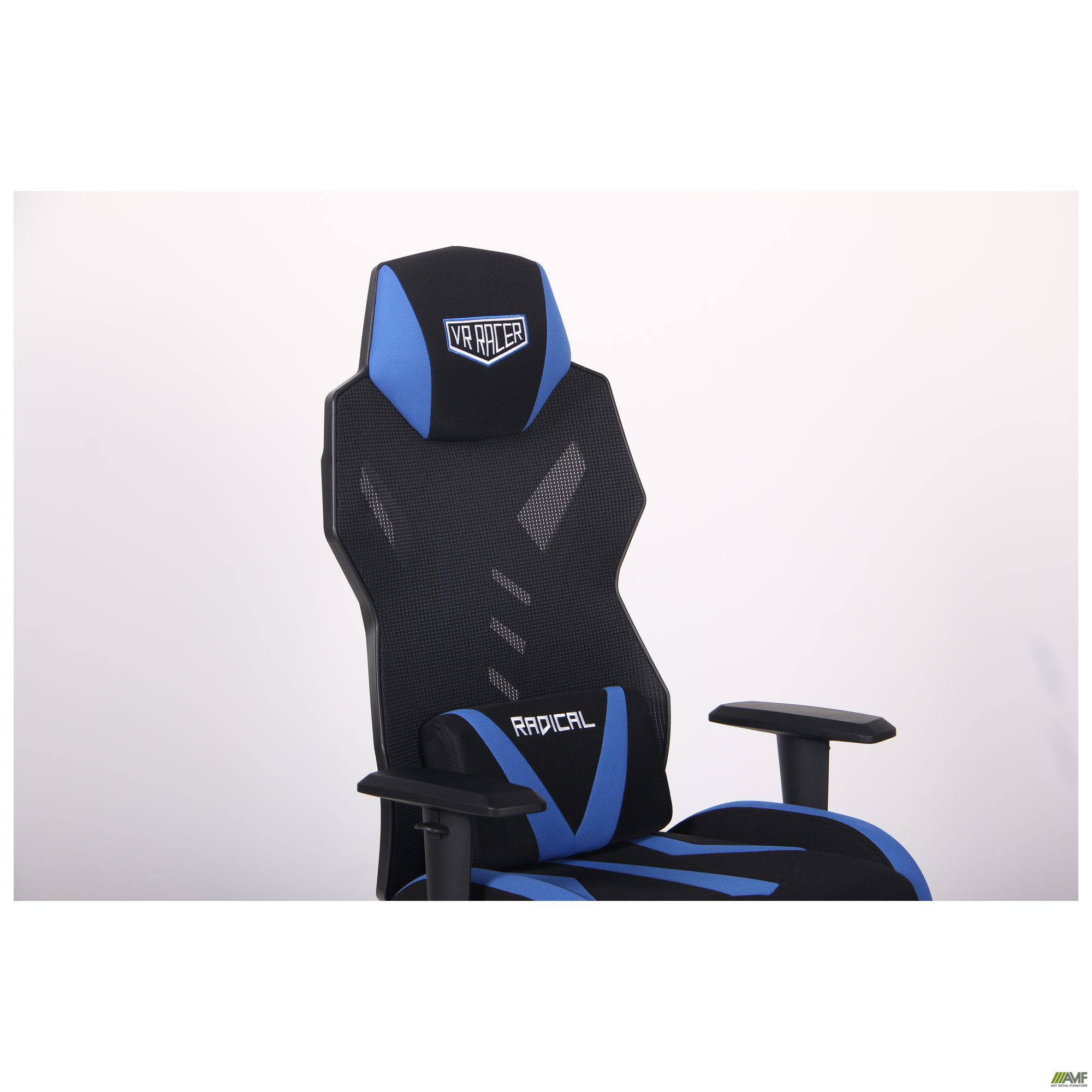 Фото 8 - Кресло VR Racer Radical Krios черный/синий 