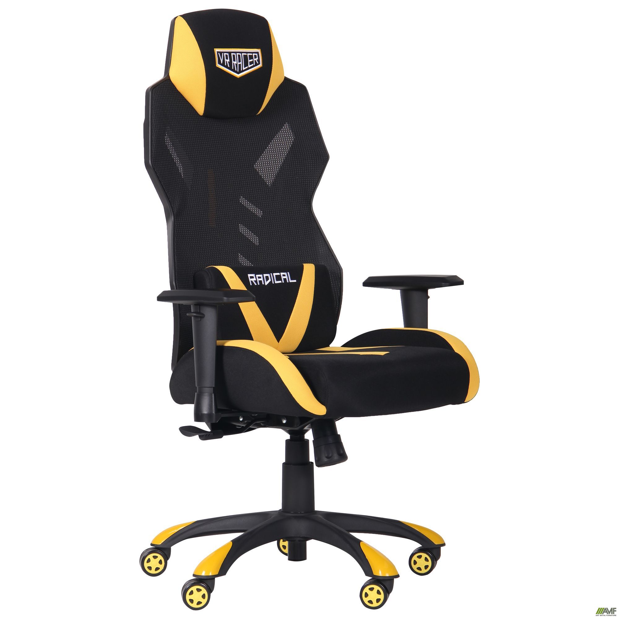 Фото 1 - Кресло VR Racer Radical Wrex черный/желтый 
