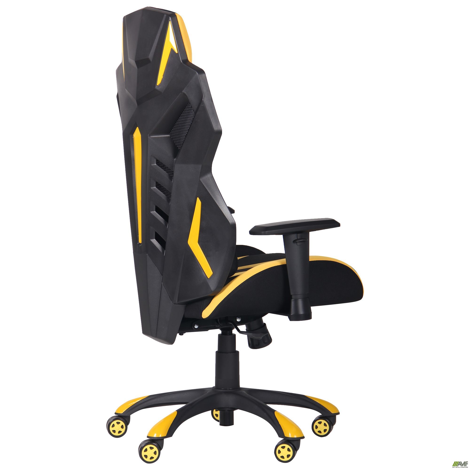 Фото 5 - Кресло VR Racer Radical Wrex черный/желтый 