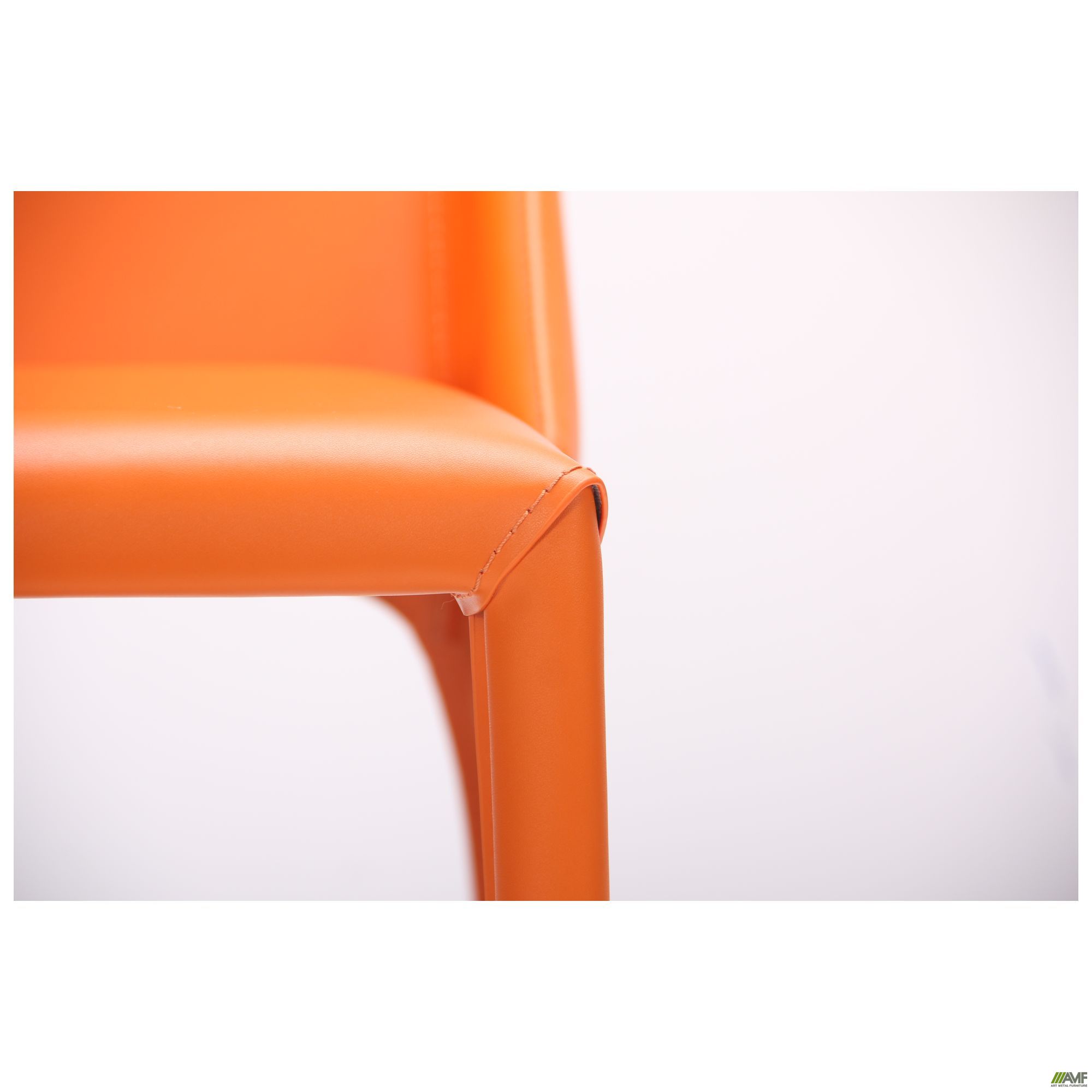 Фото 12 - Стул Artisan orange leather 