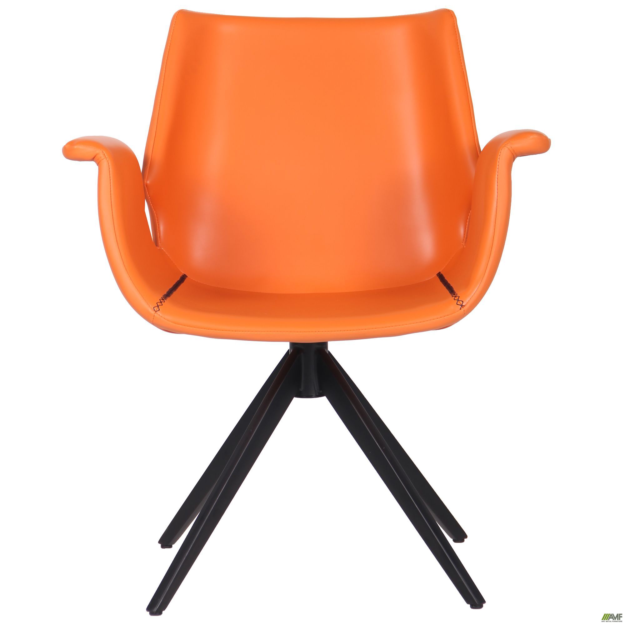 Фото 4 - Кресло Vert orange leather 