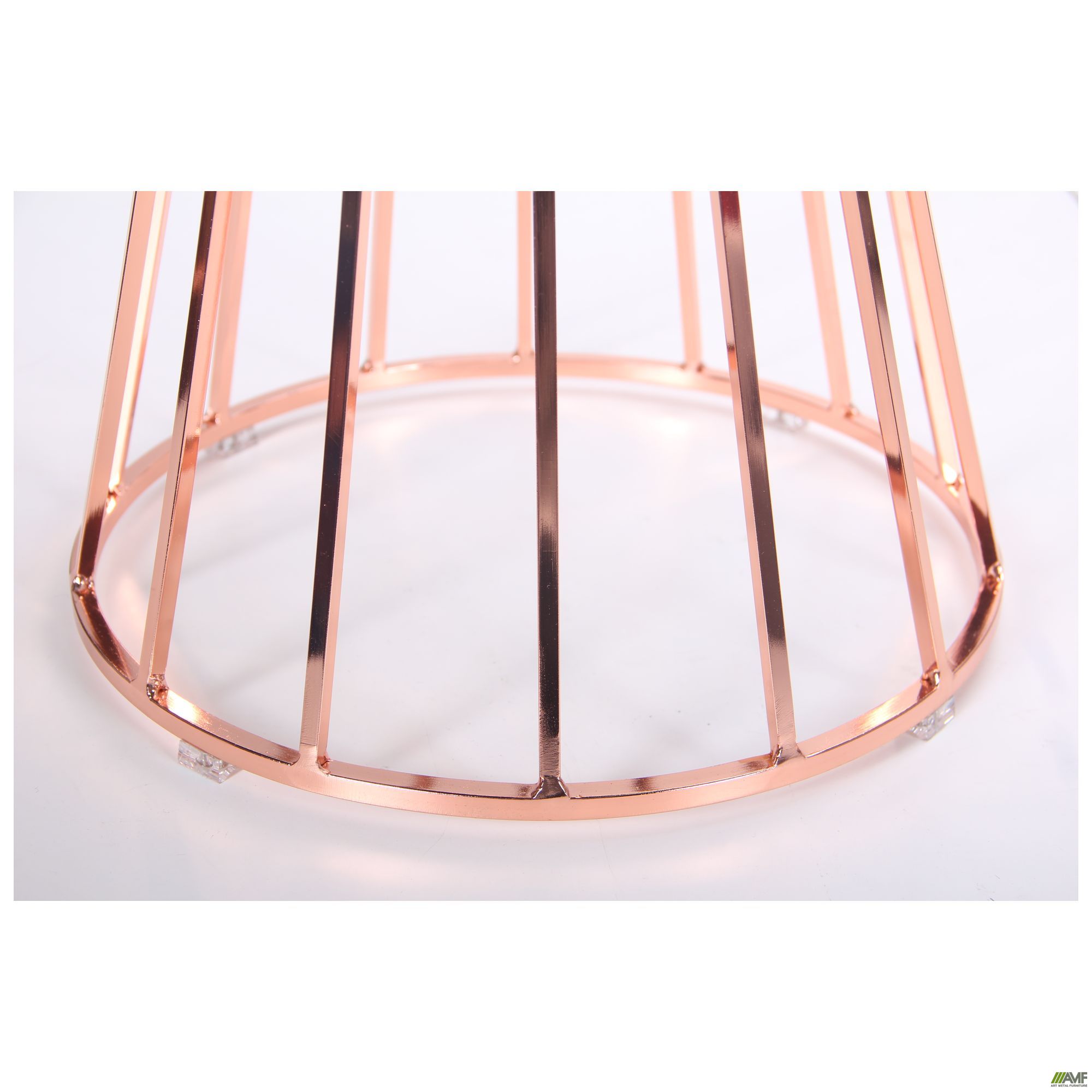 Фото 9 - Стол Canary, rose gold, glass top 
