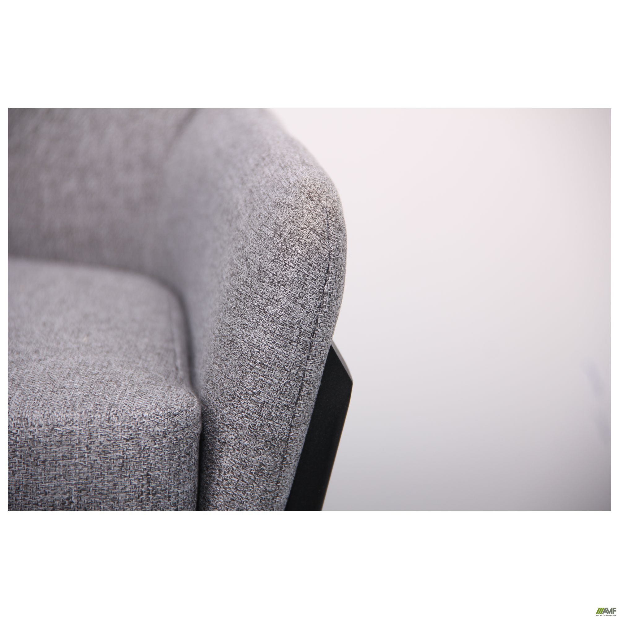 Фото 9 - Кресло Charlotte черный/серый 