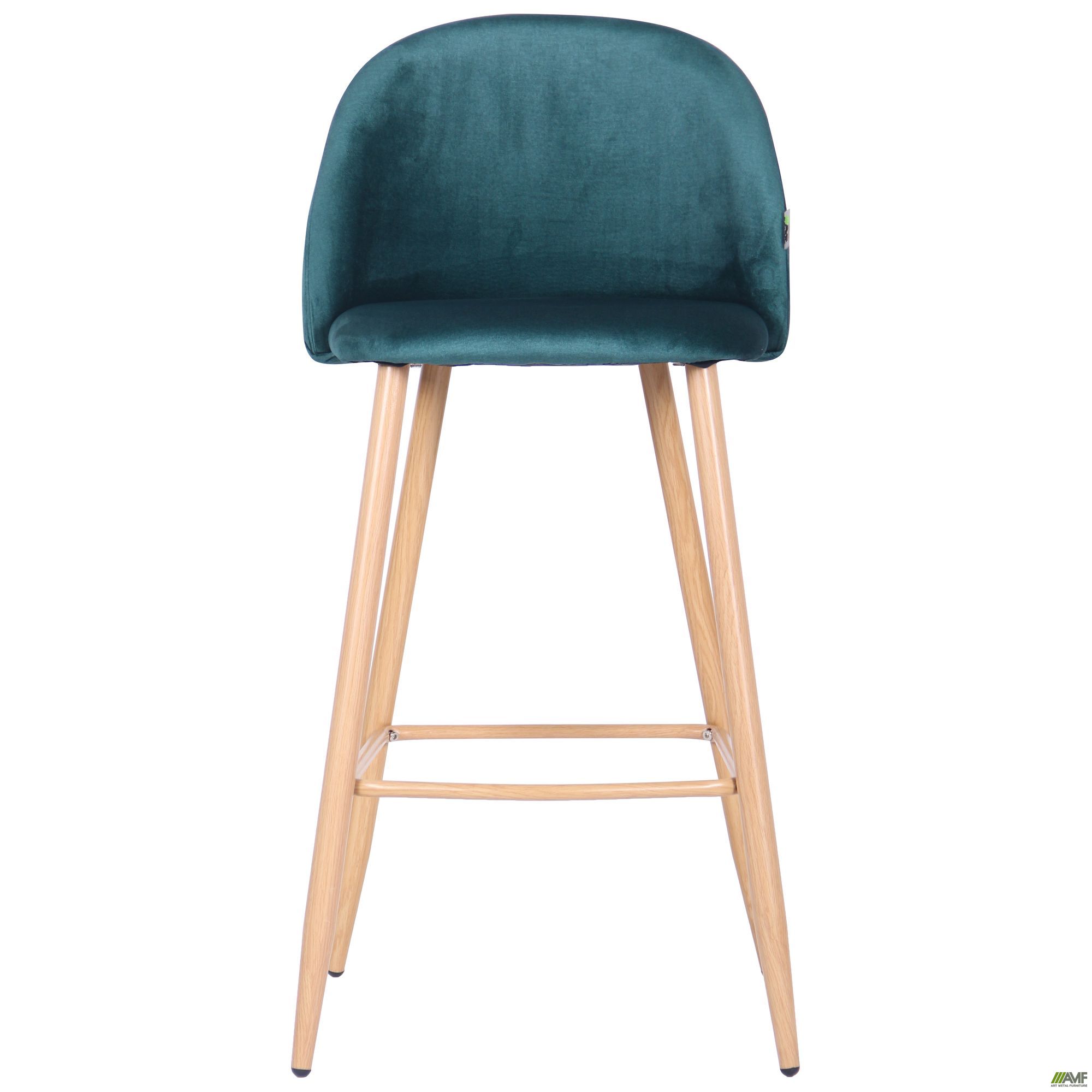 Фото 3 - Барный стул Bellini бук/green 
