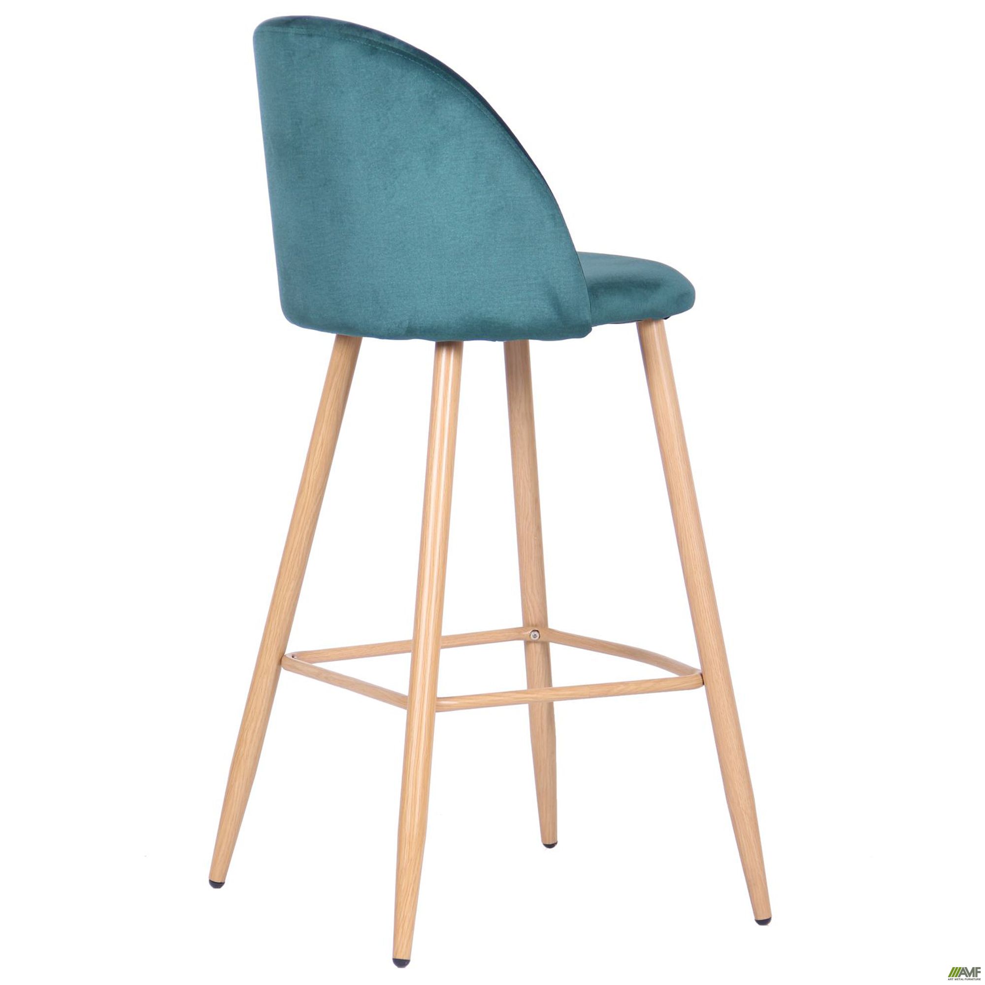 Фото 5 - Барный стул Bellini бук/green 