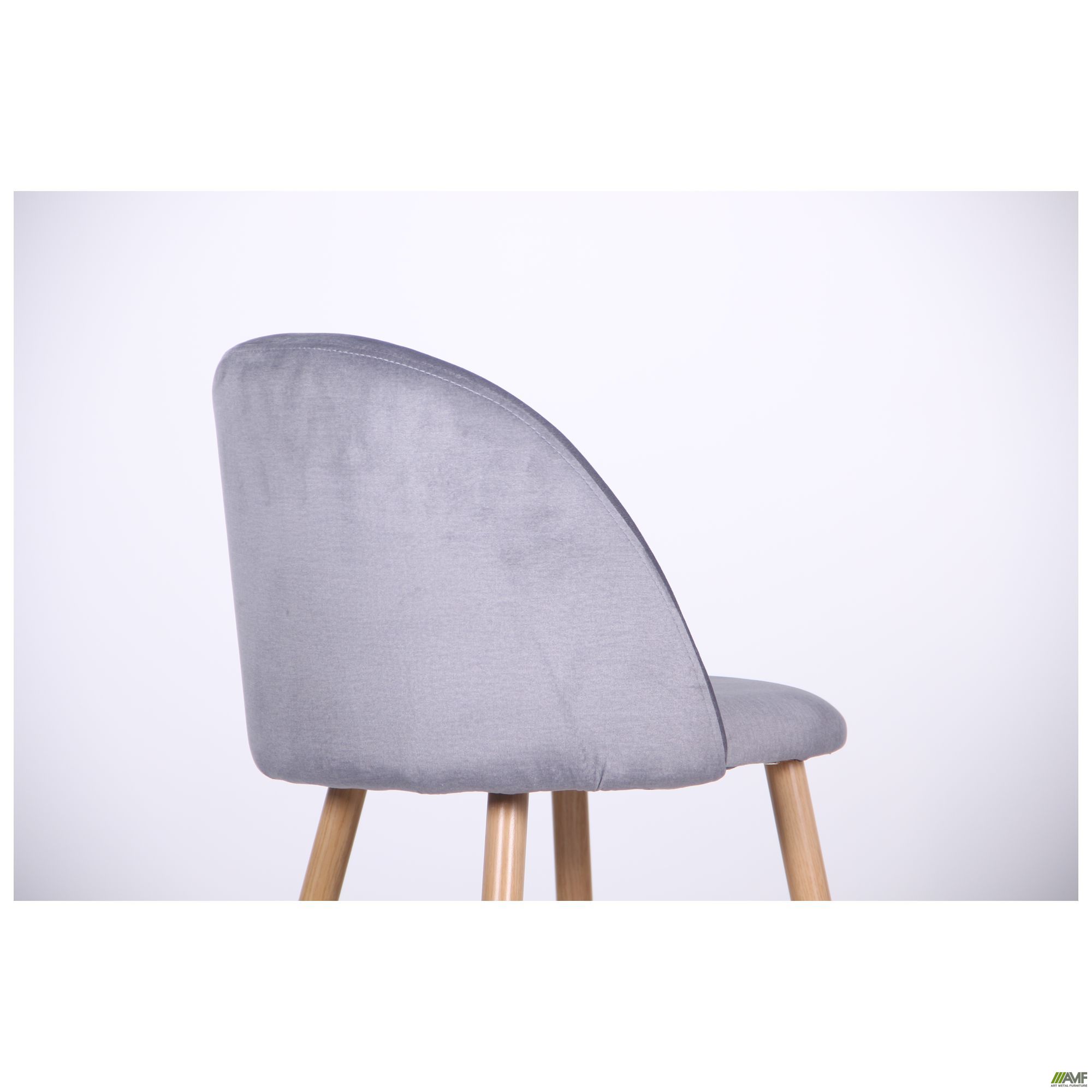 Фото 10 - Барный стул Bellini бук/dark grey 