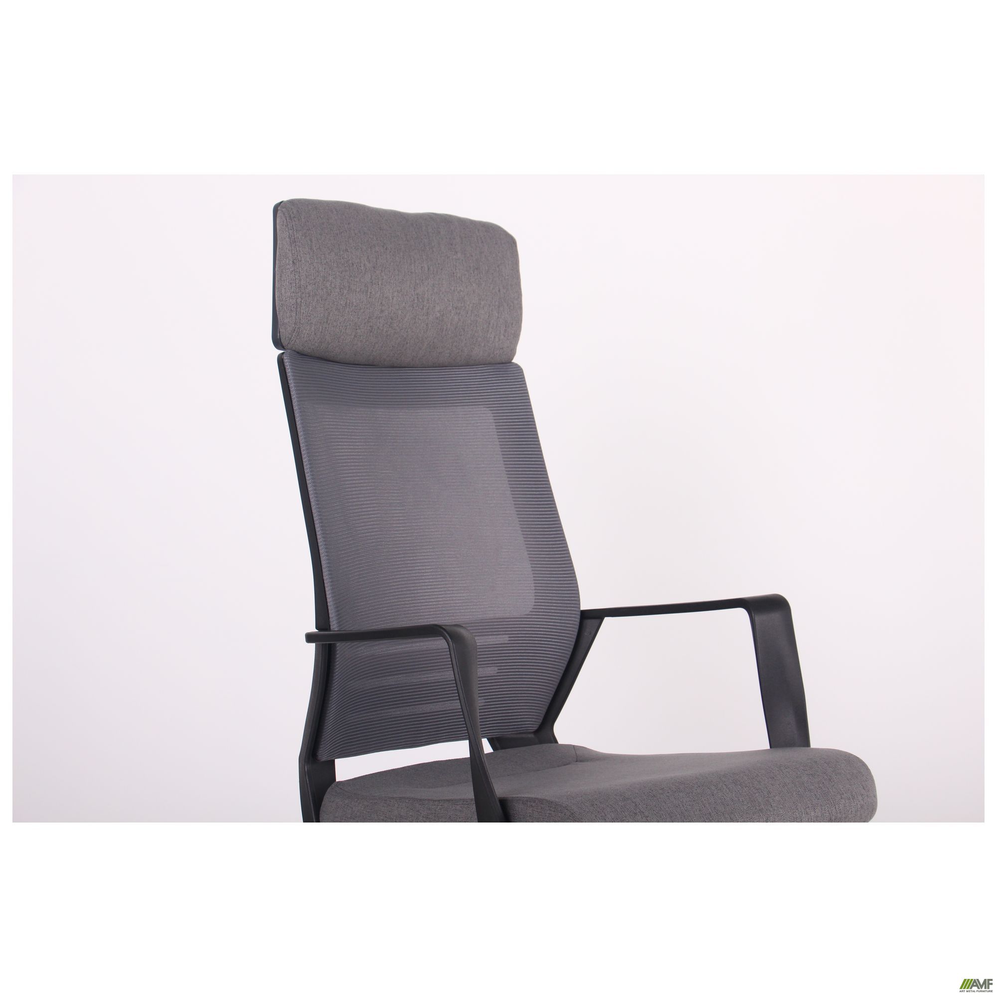 Фото 8 - Кресло Twist black серый 
