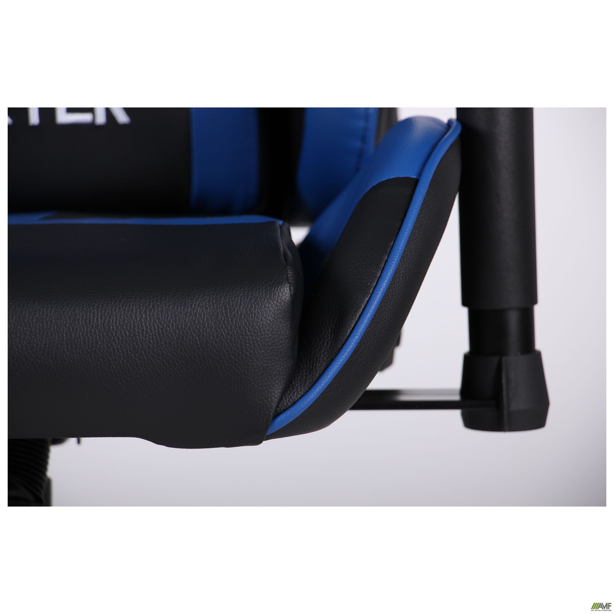 Фото 12 - Кресло VR Racer Dexter Slag черный/синий 