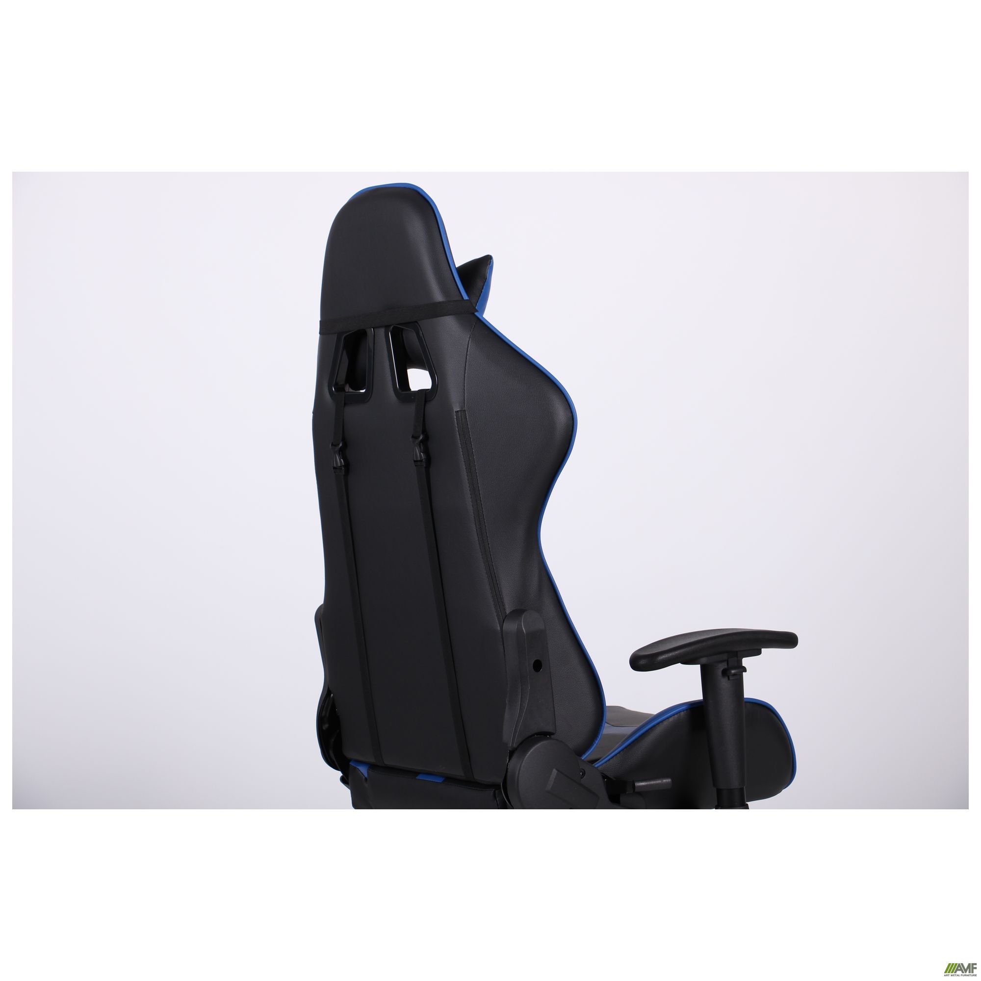 Фото 16 - Кресло VR Racer Dexter Slag черный/синий 