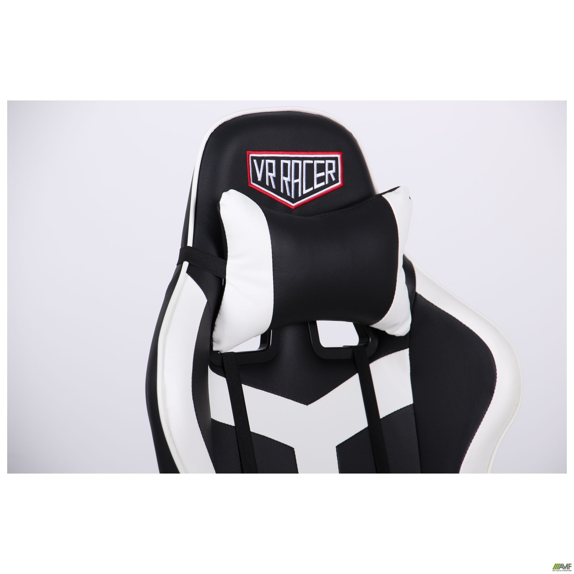 Фото 9 - Кресло VR Racer Dexter Laser черный/белый 