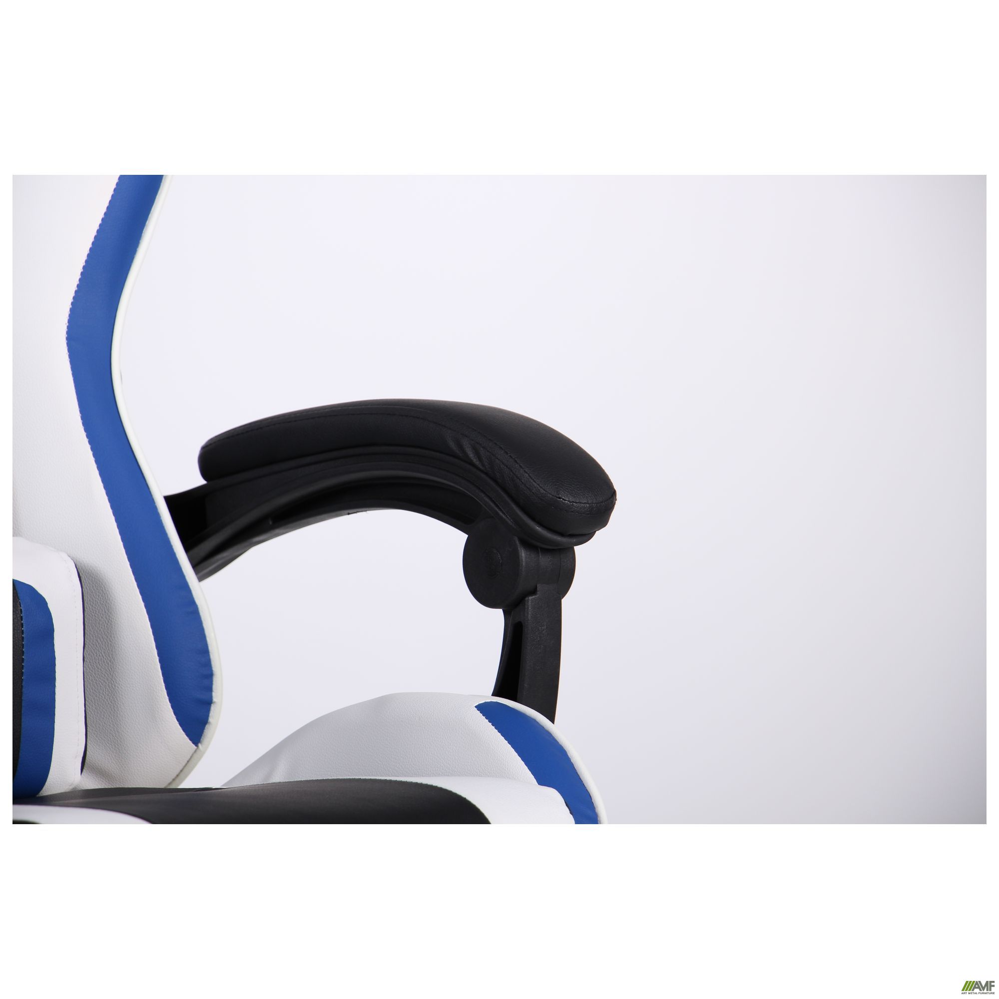 Фото 12 - Кресло VR Racer Dexter Frenzy черный/синий 