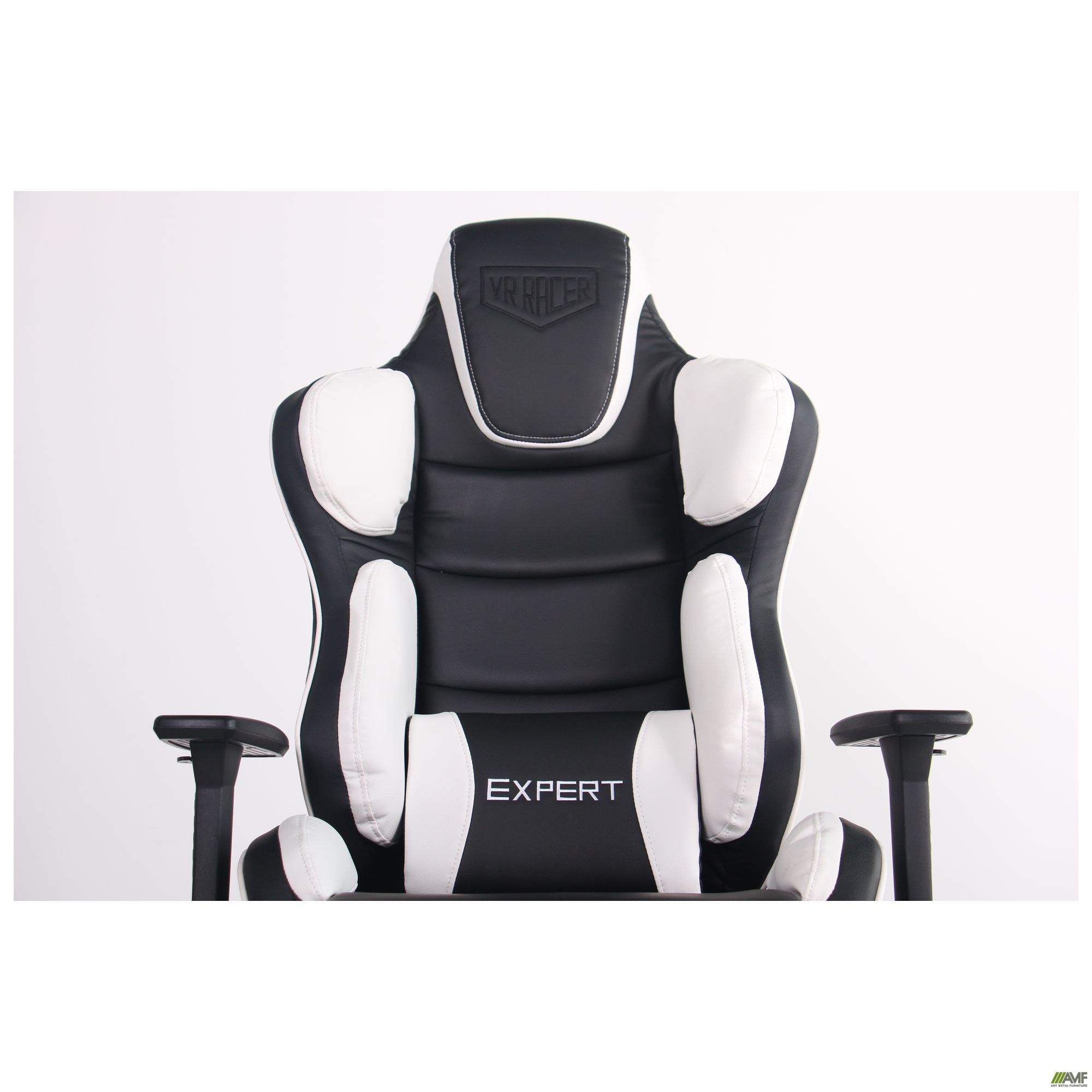 Фото 7 - Кресло VR Racer Expert Idol черный/белый 