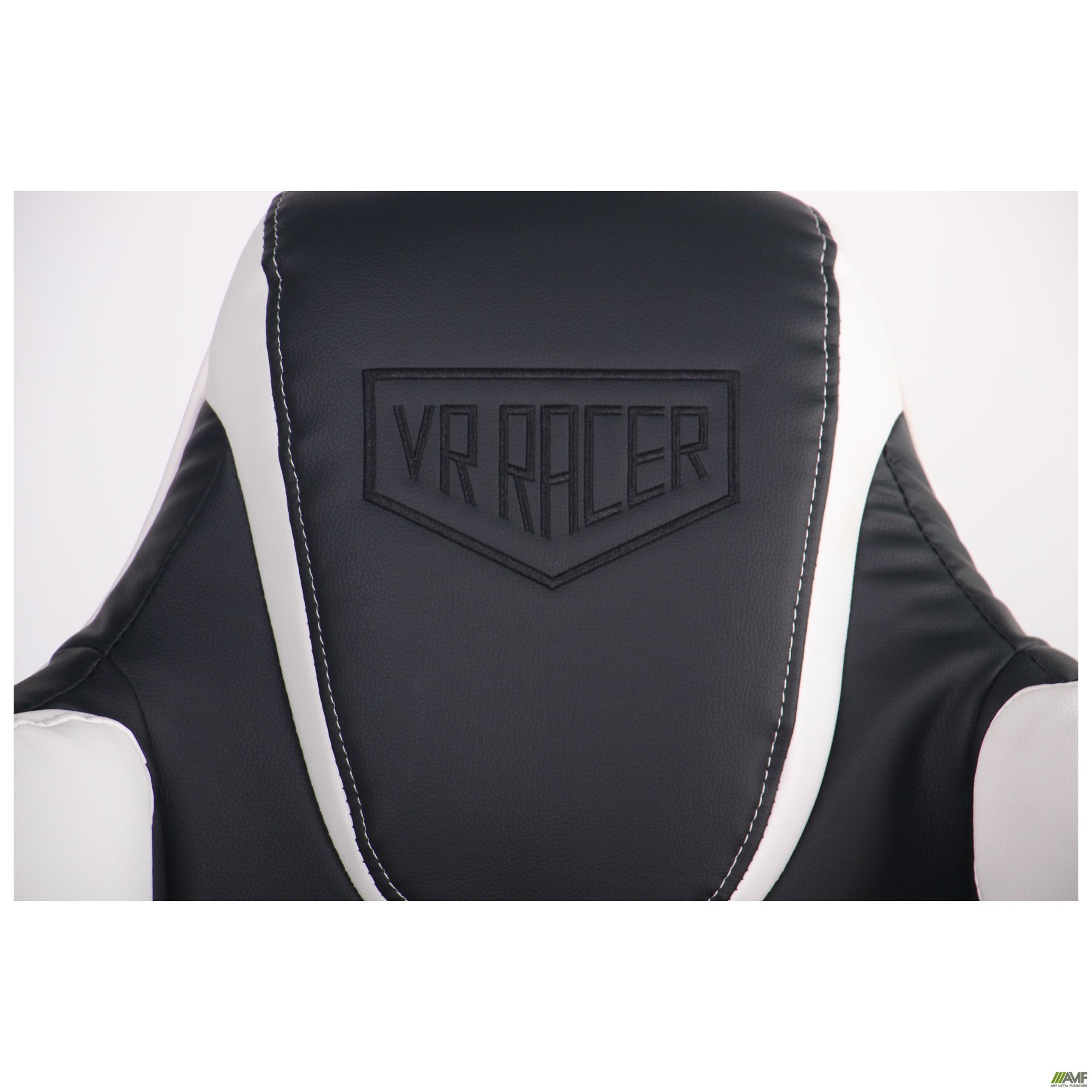 Фото 9 - Крісло VR Racer Expert Idol чорний/білий 