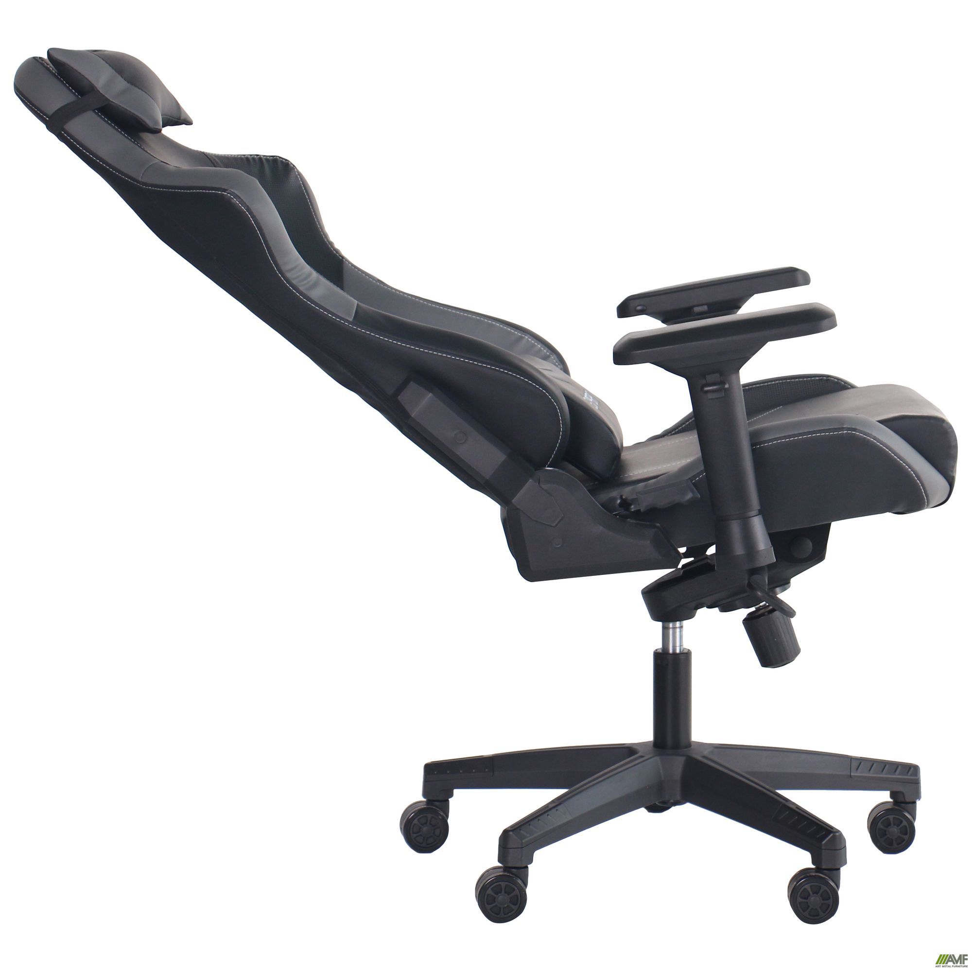Фото 6 - Кресло VR Racer Expert Lord черный/серый 