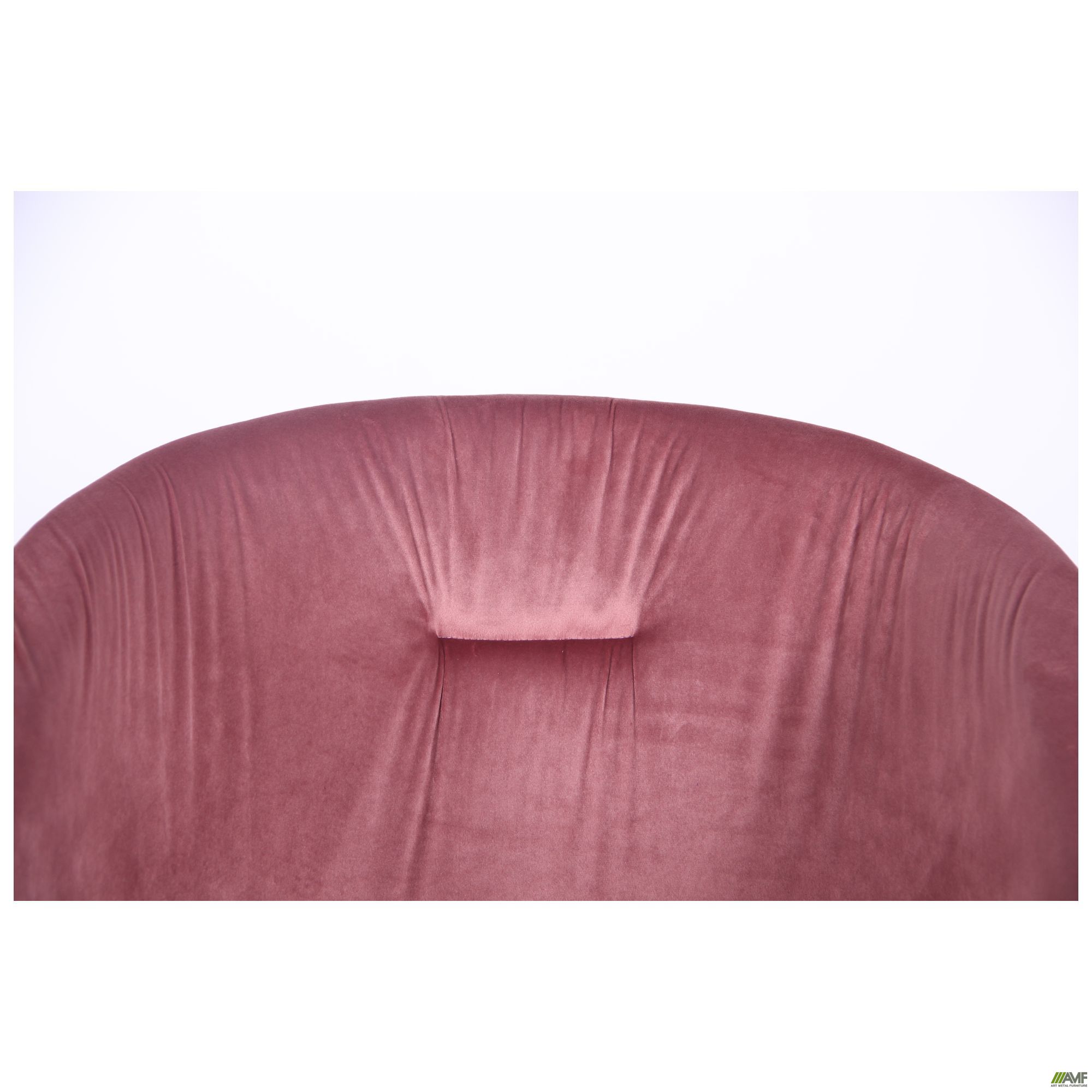 Фото 11 - Крісло поворотне Sacramento чорний / велюр рожевий антик 