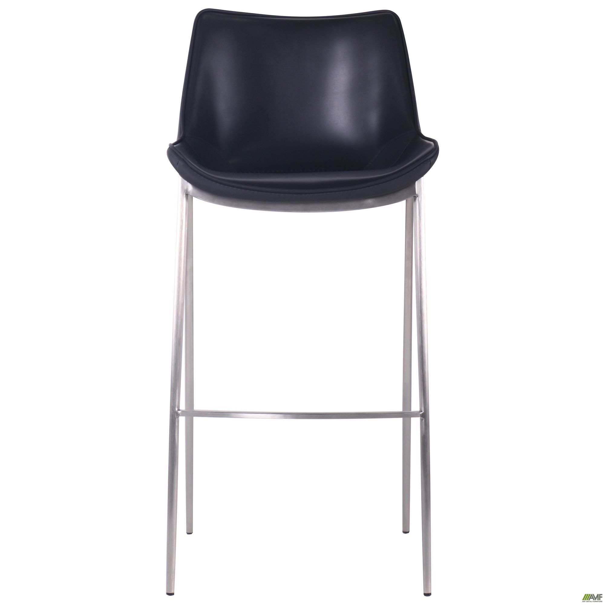 Фото 4 - Барний стілець Blanc black leather 