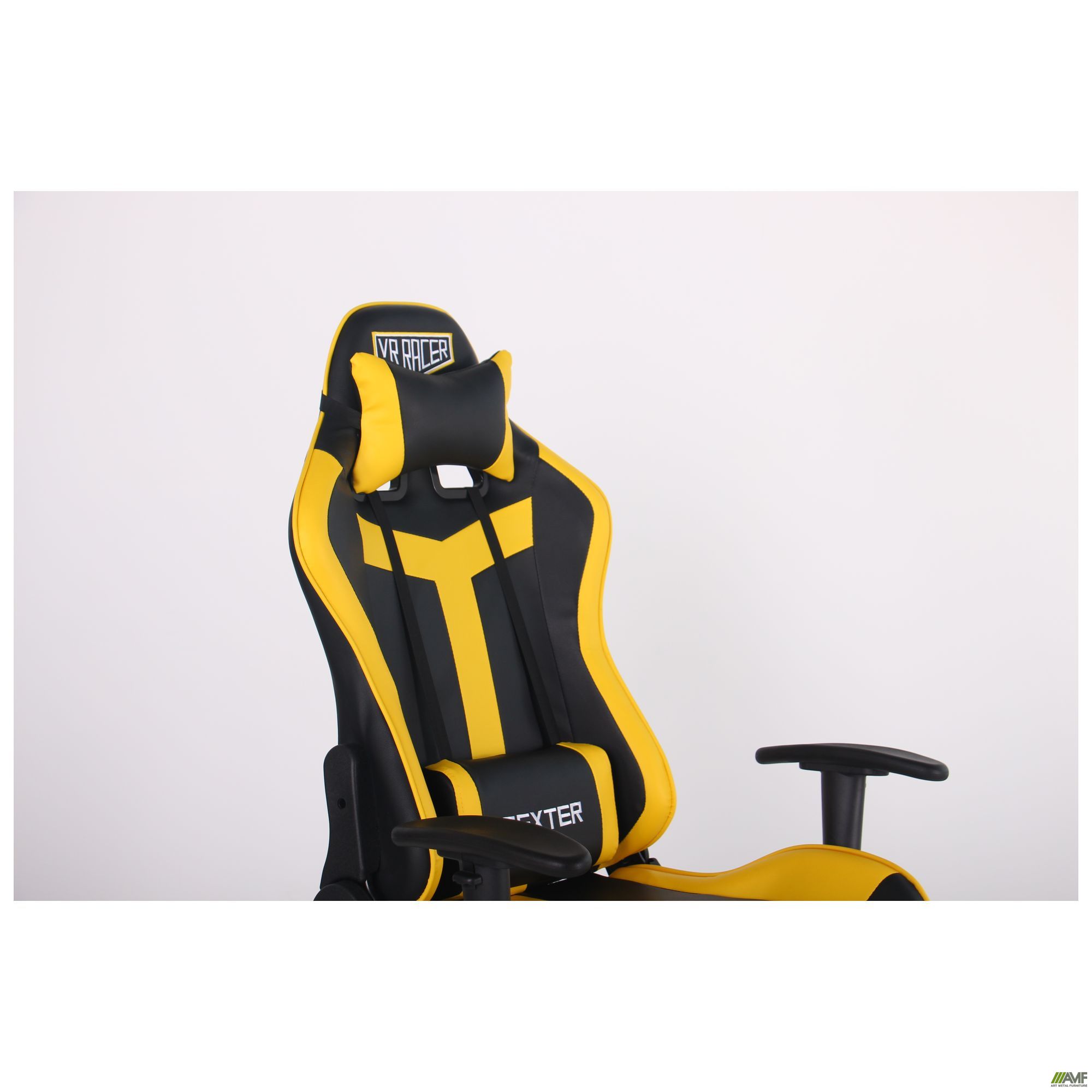Фото 12 - Кресло VR Racer Dexter Rumble черный/желтый 