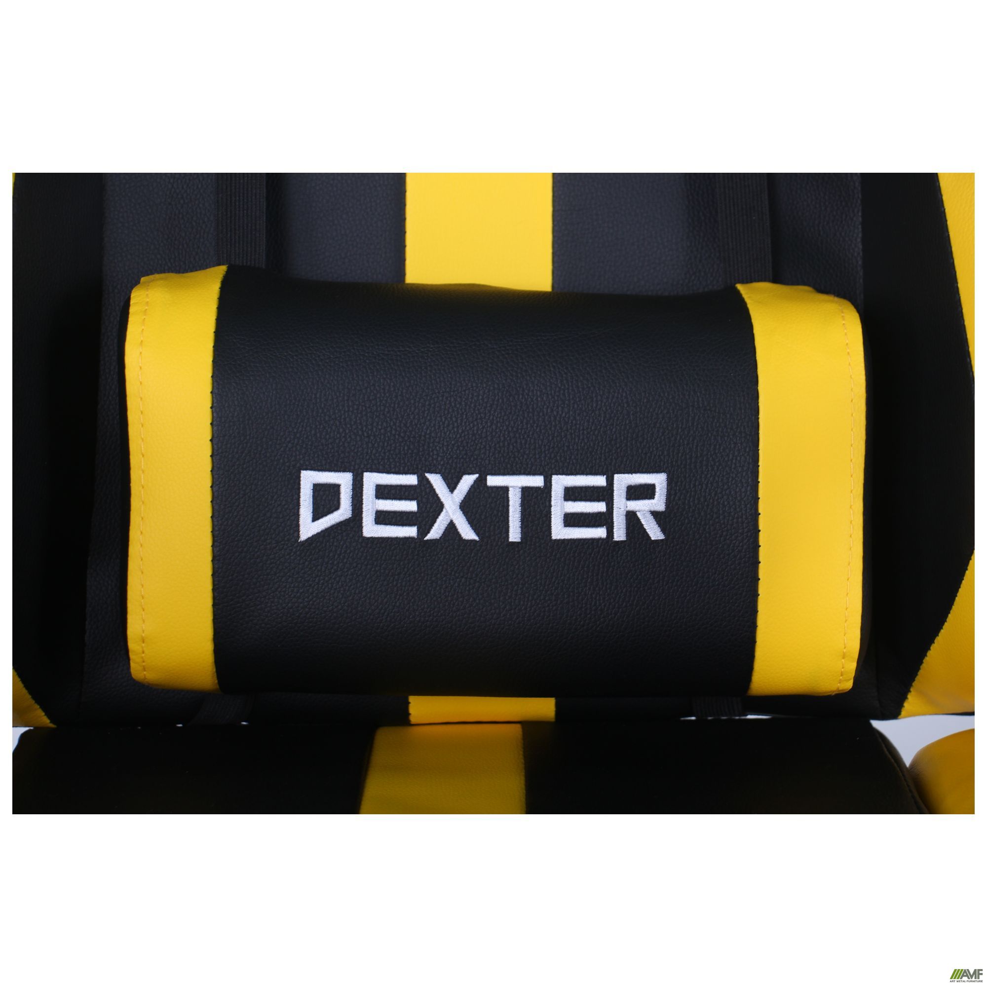 Фото 13 - Крісло VR Racer Dexter Rumble чорний/жовтий 