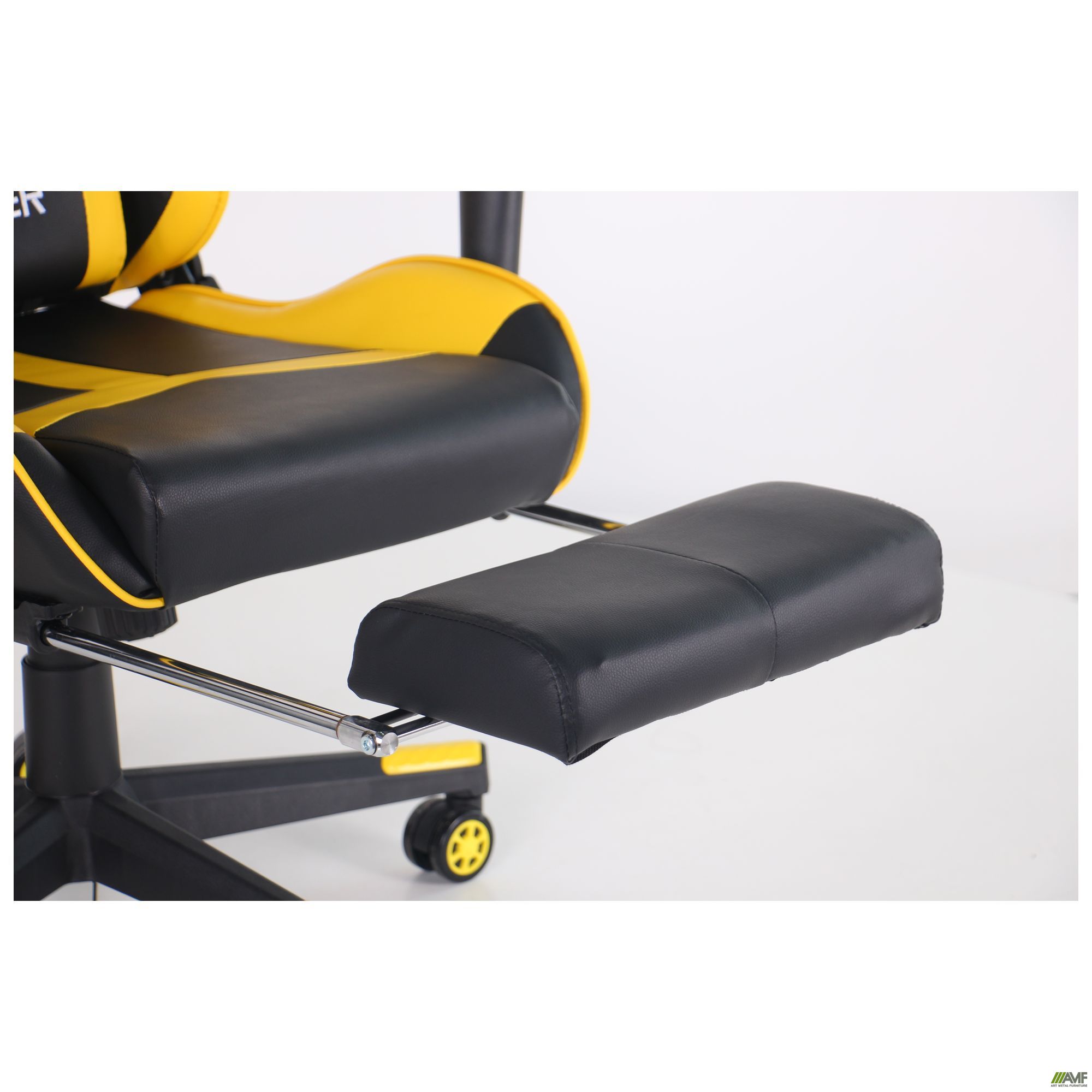 Фото 17 - Крісло VR Racer Dexter Rumble чорний/жовтий 