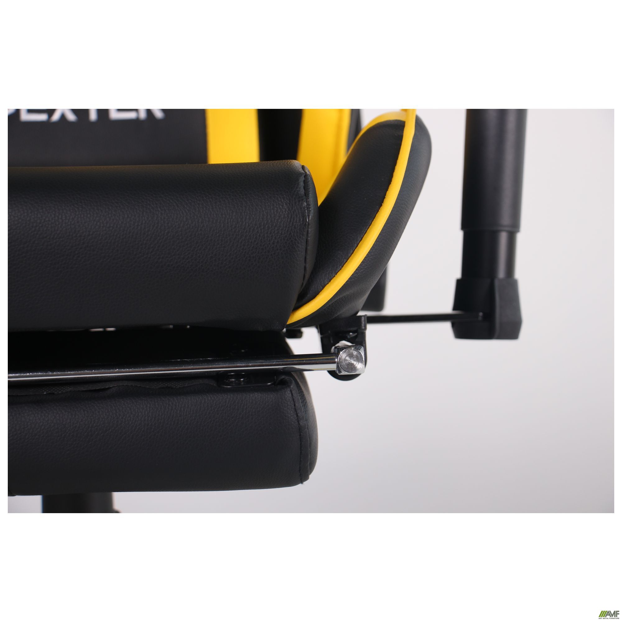Фото 18 - Крісло VR Racer Dexter Rumble чорний/жовтий 