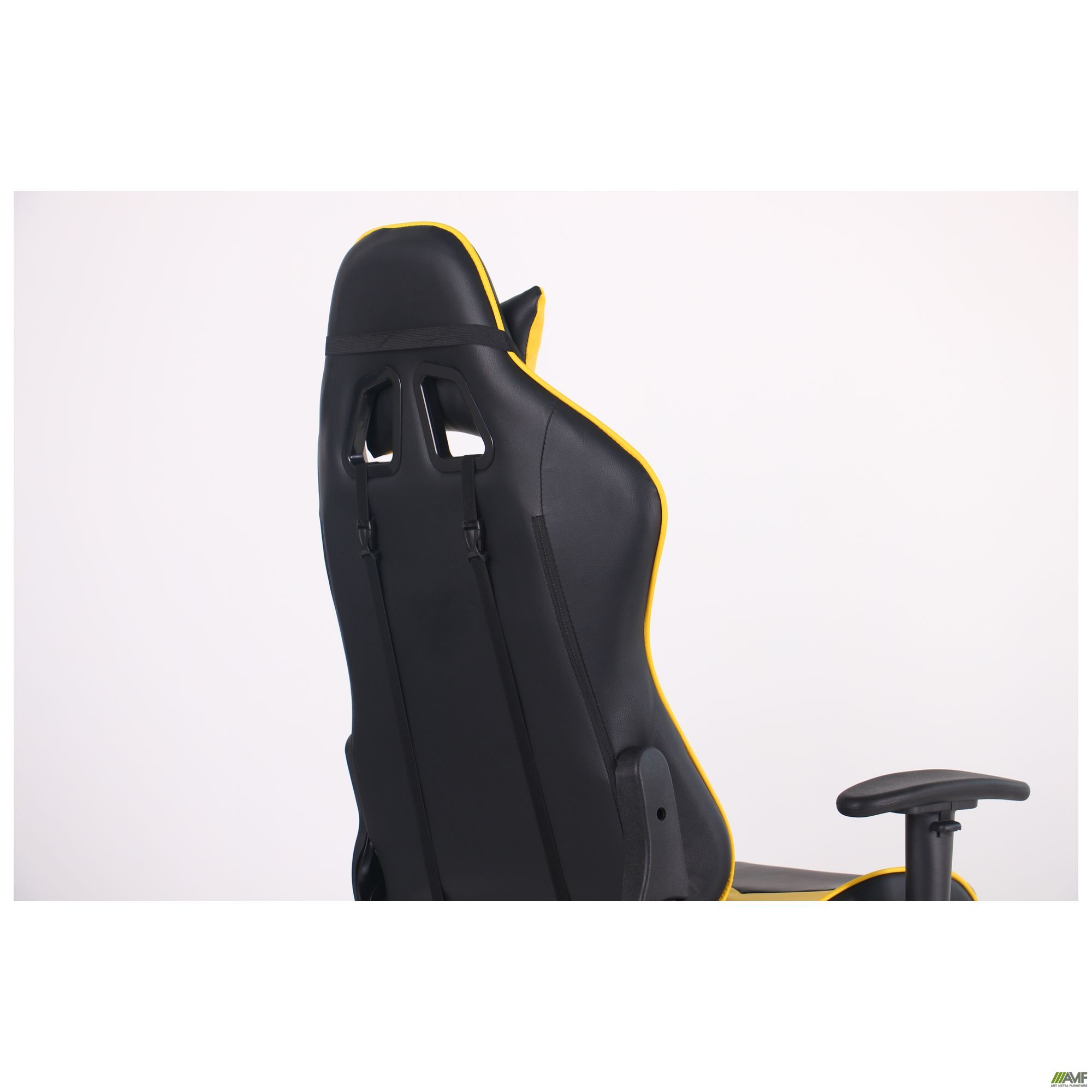 Фото 19 - Крісло VR Racer Dexter Rumble чорний/жовтий 