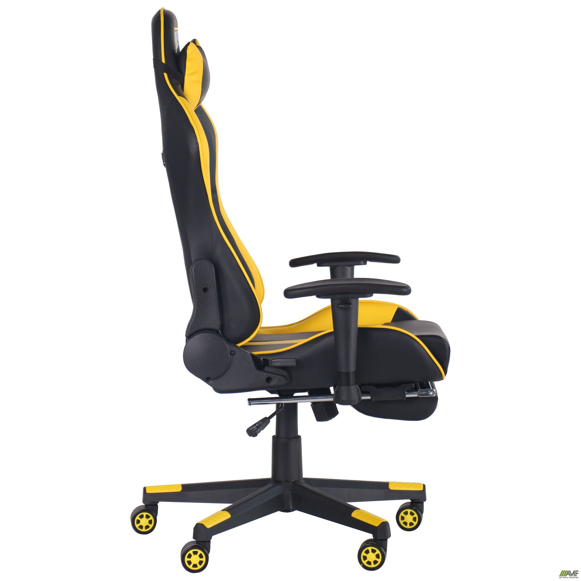 Фото 4 - Кресло VR Racer Dexter Rumble черный/желтый 