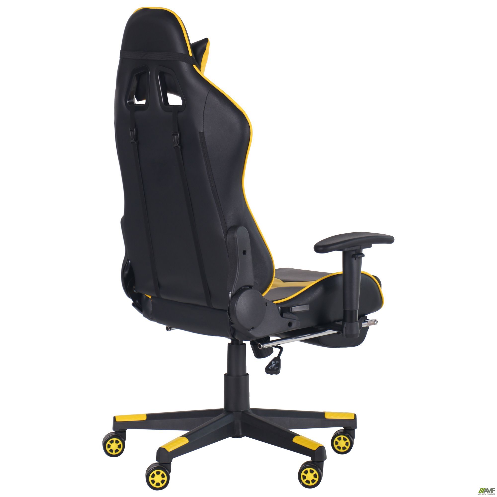 Фото 5 - Кресло VR Racer Dexter Rumble черный/желтый 