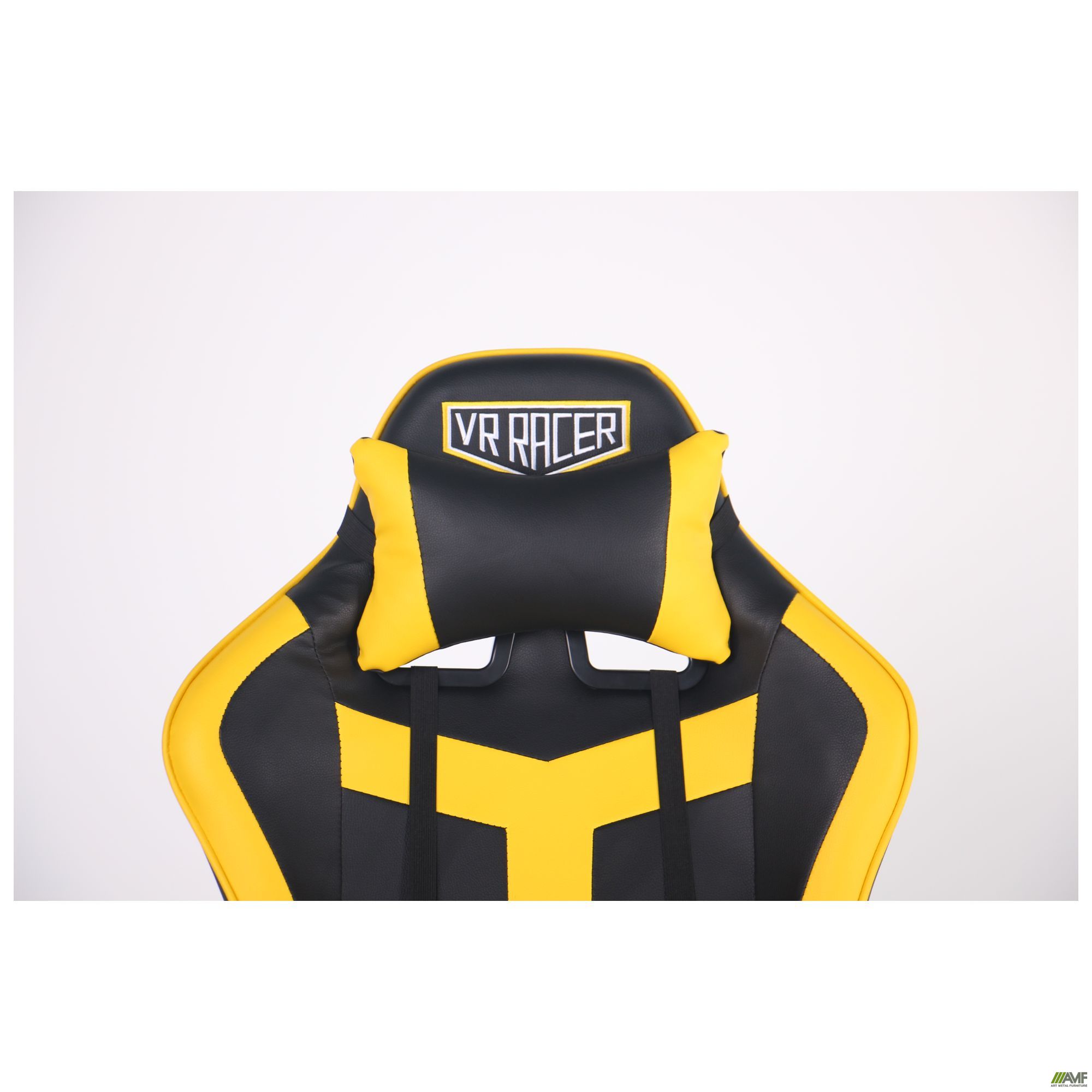 Фото 7 - Крісло VR Racer Dexter Rumble чорний/жовтий 
