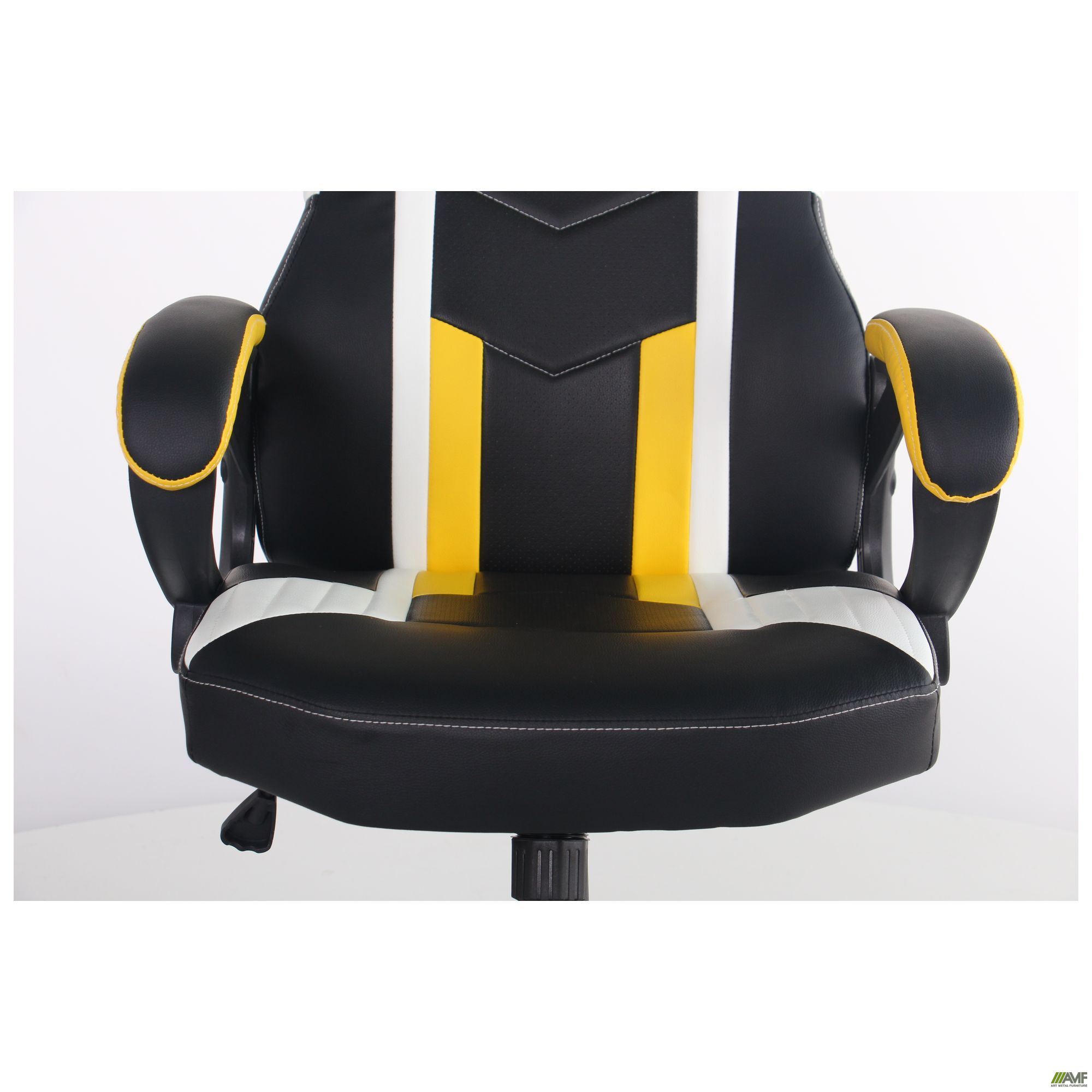 Фото 11 - Кресло VR Racer Dexter Jolt черный/желтый 